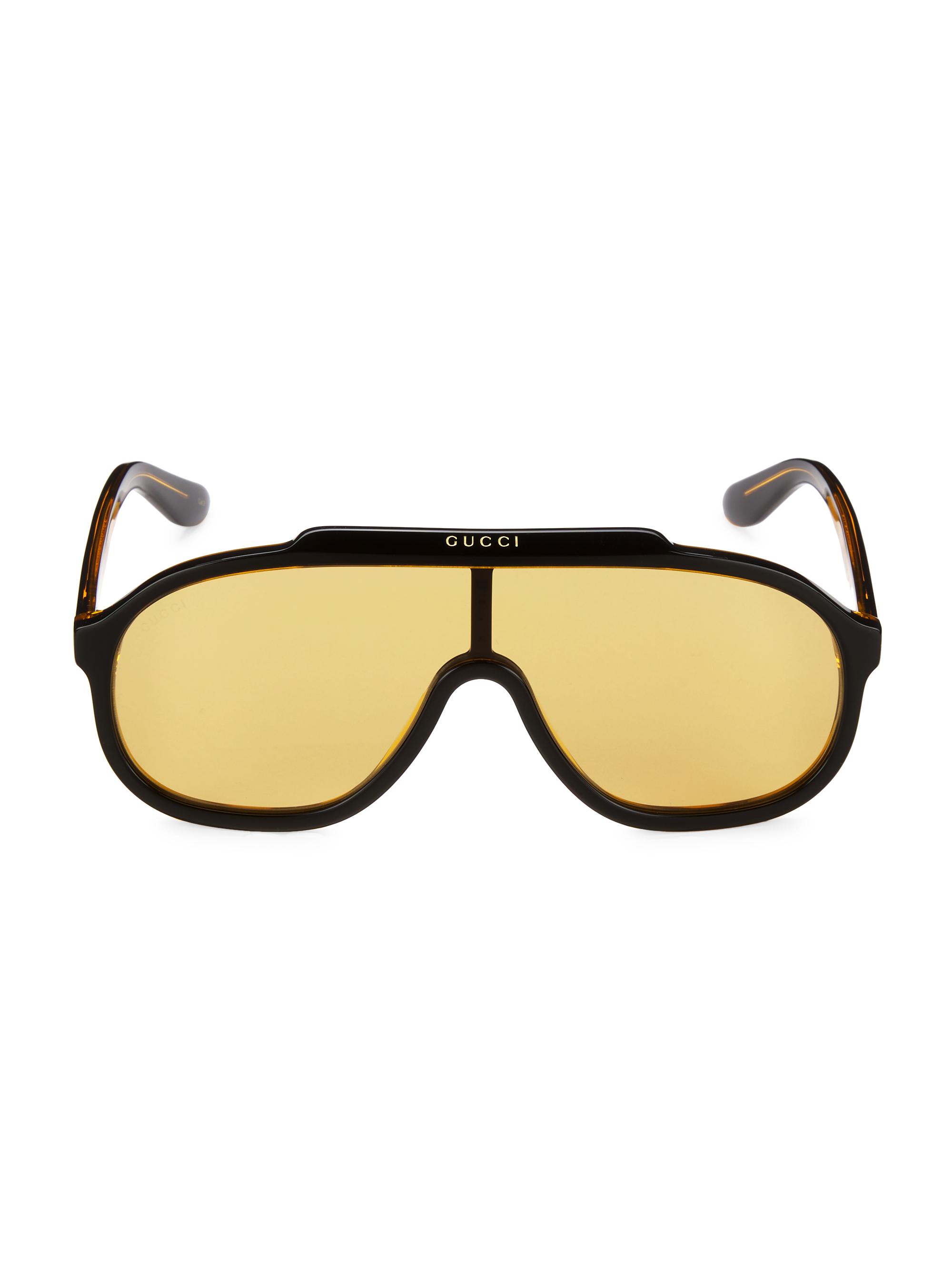 Gucci Men's 99MM Sport Sunglasses - Black