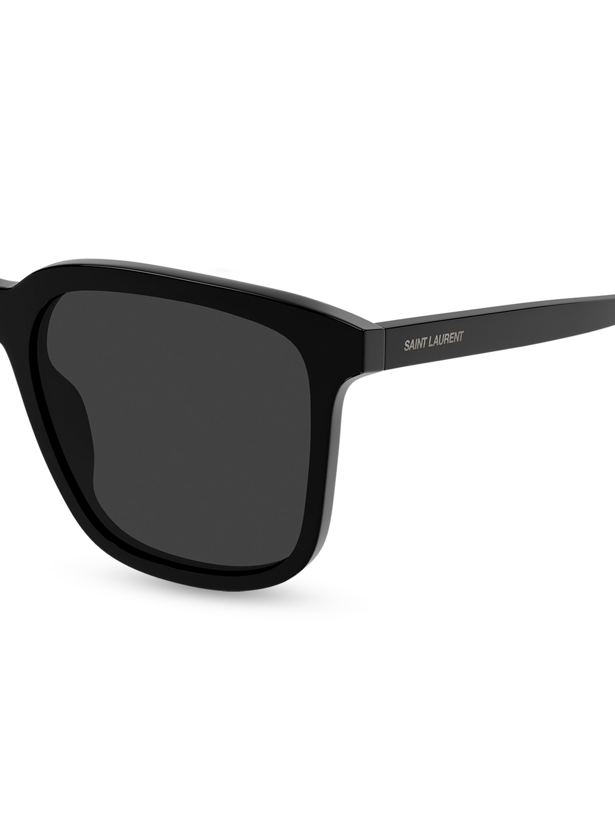Saint Laurent Acetate 56MM Square Sunglasses | Saks Fifth Avenue