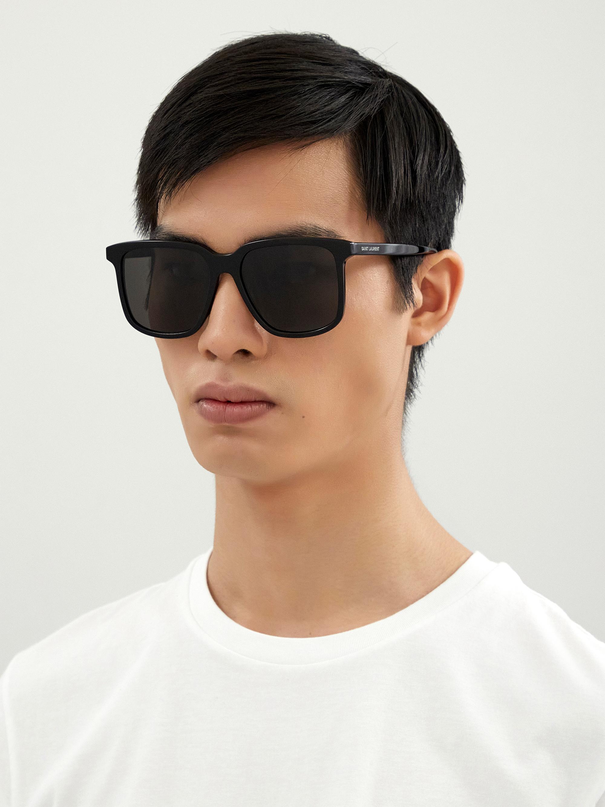 Saint Laurent Acetate 56MM Square Sunglasses Saks Fifth Avenue