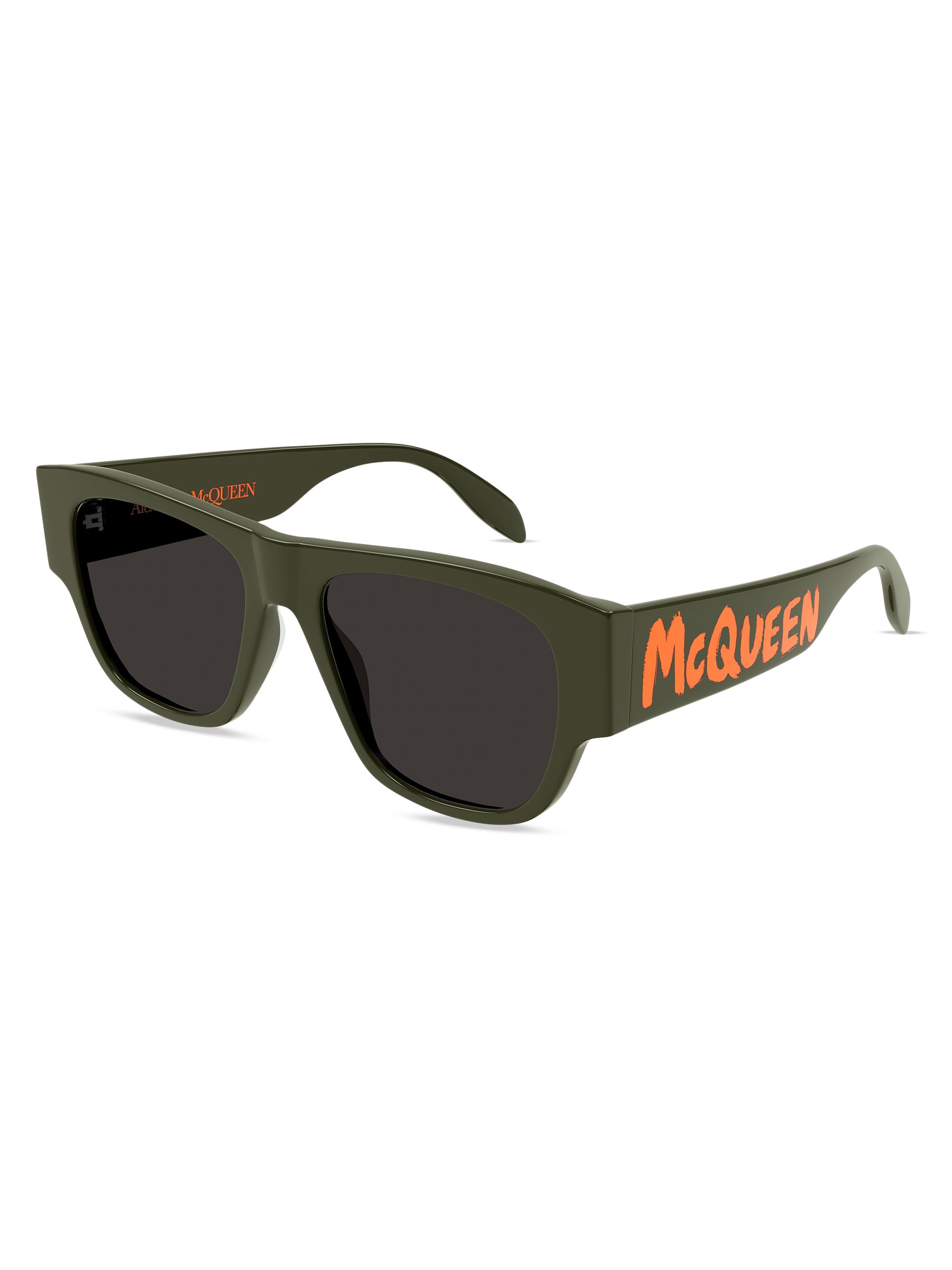 McQueen Men's 54MM Square Sunglasses - Green