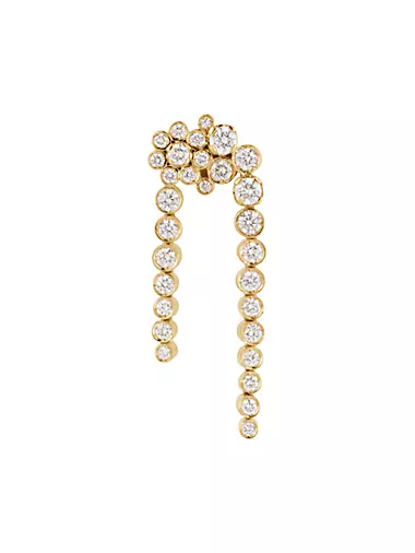Petite Fontaine 18K Gold & Diamond Single-Earring