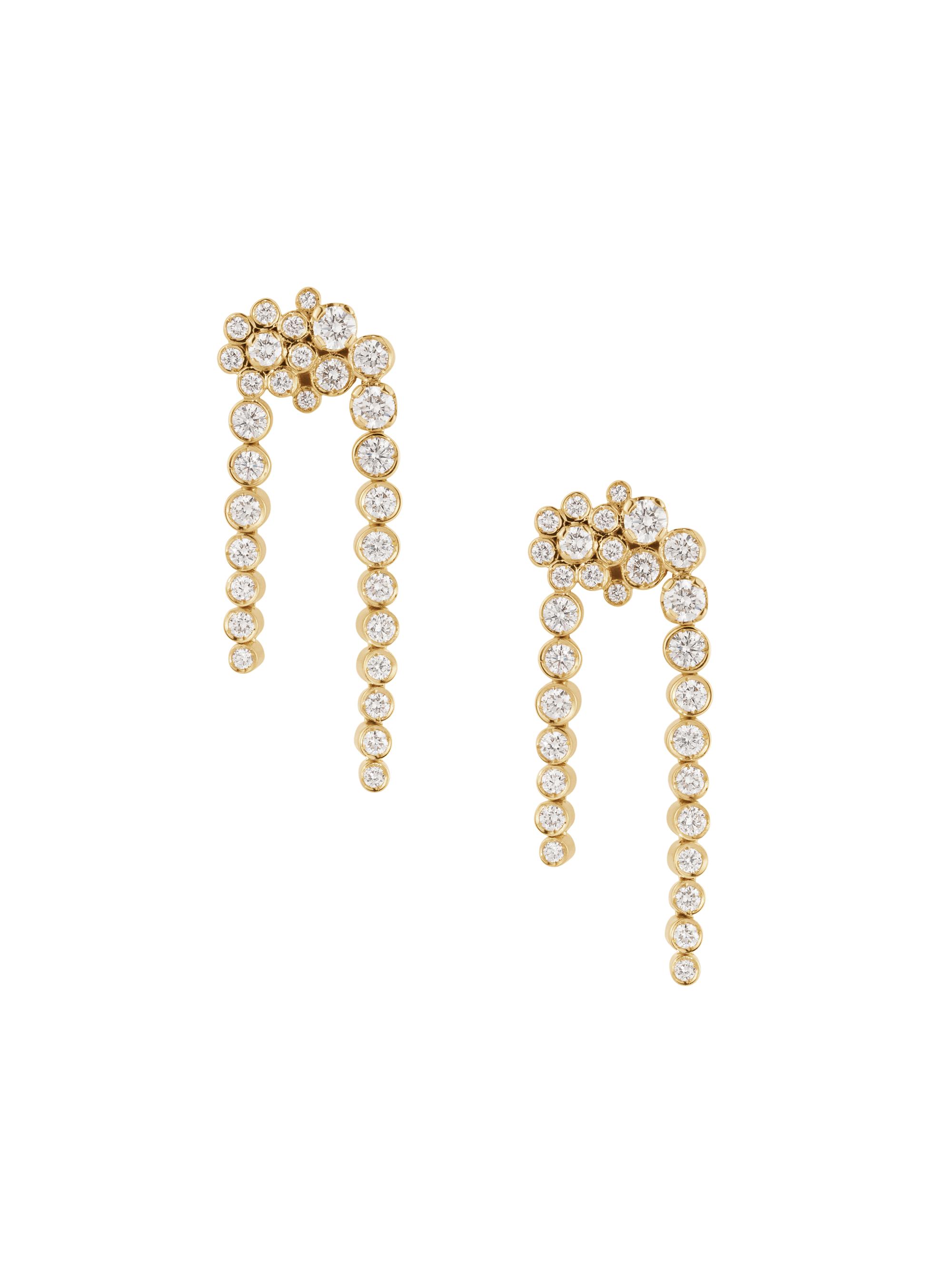 Sophie Bille Brahe Women's Petite Fontaine 18K Gold & Diamond Single-Earring - Gold