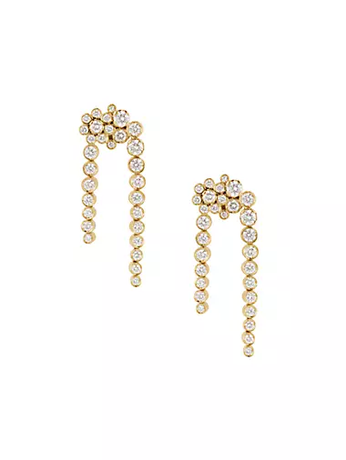 Petite Fontaine 18K Gold & Diamond Single-Earring