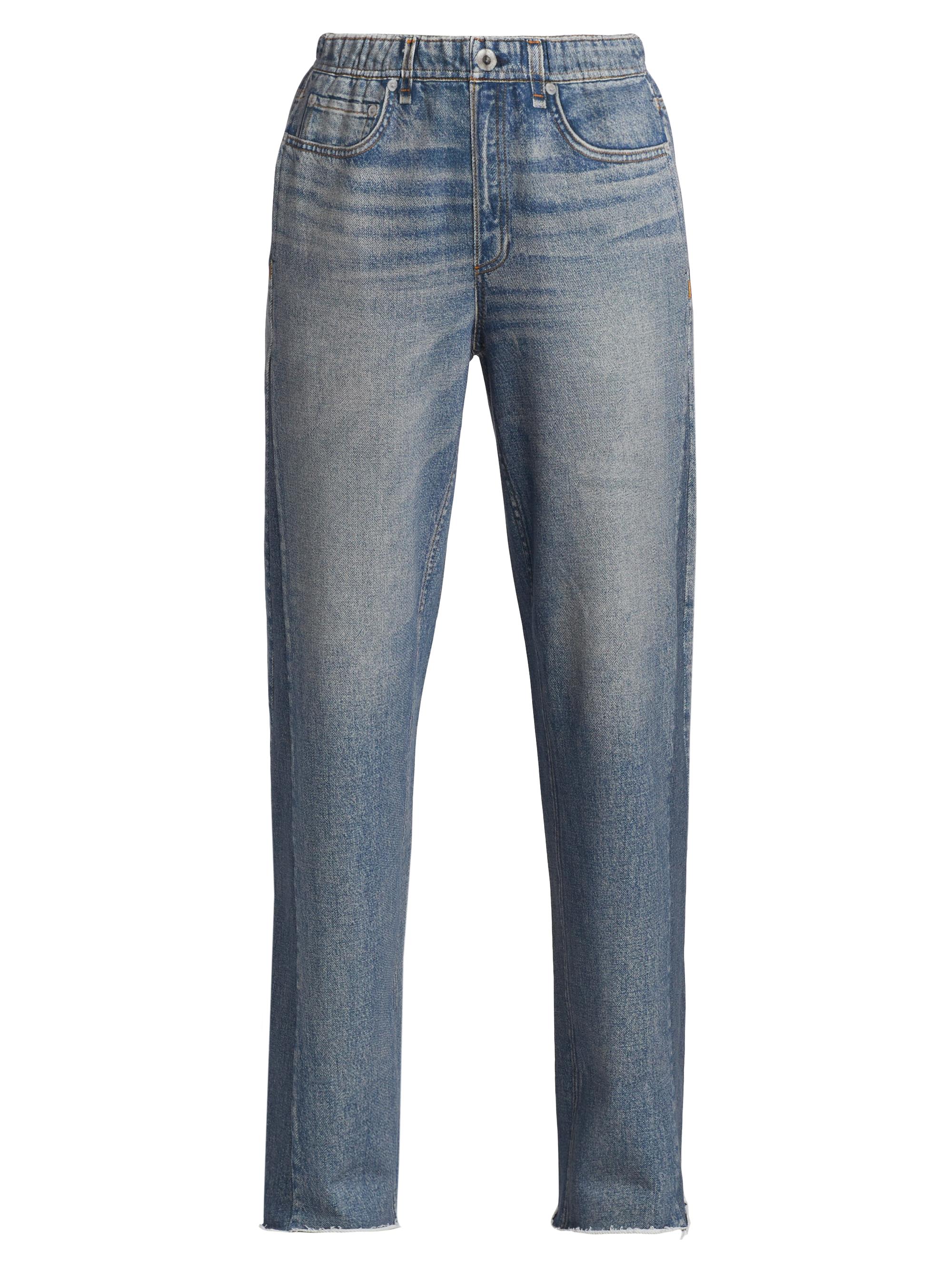 rag & bone Women's Miramar Wide-Leg Jeans - Moonrise