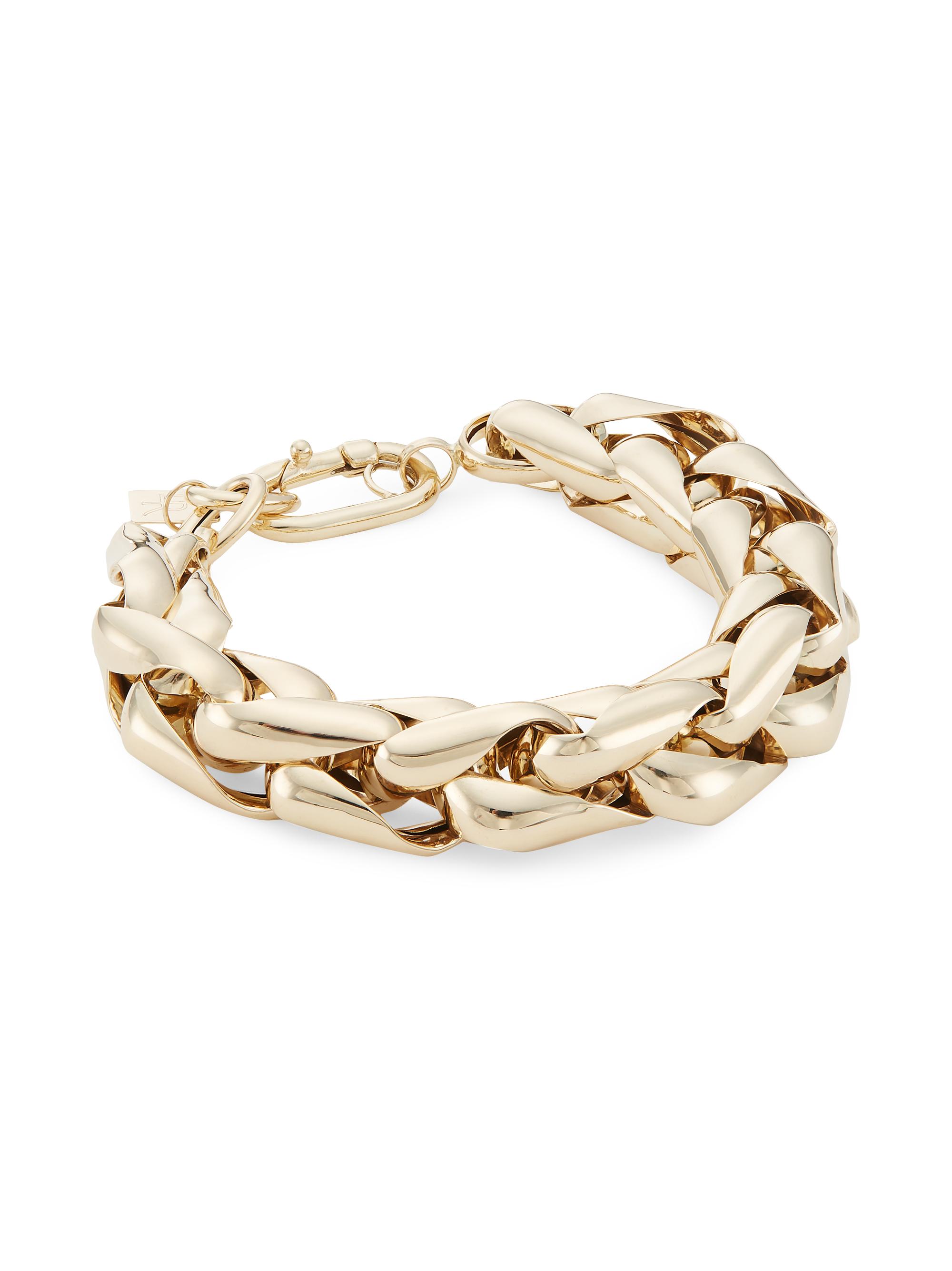 Lauren Rubinski Women's 14K Yellow Gold  Wheat Chain Bracelet - Gold
