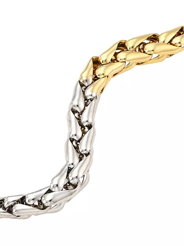 14K Yellow Gold Curb Chain Earring Gourmet Cuban Chain Dangle 