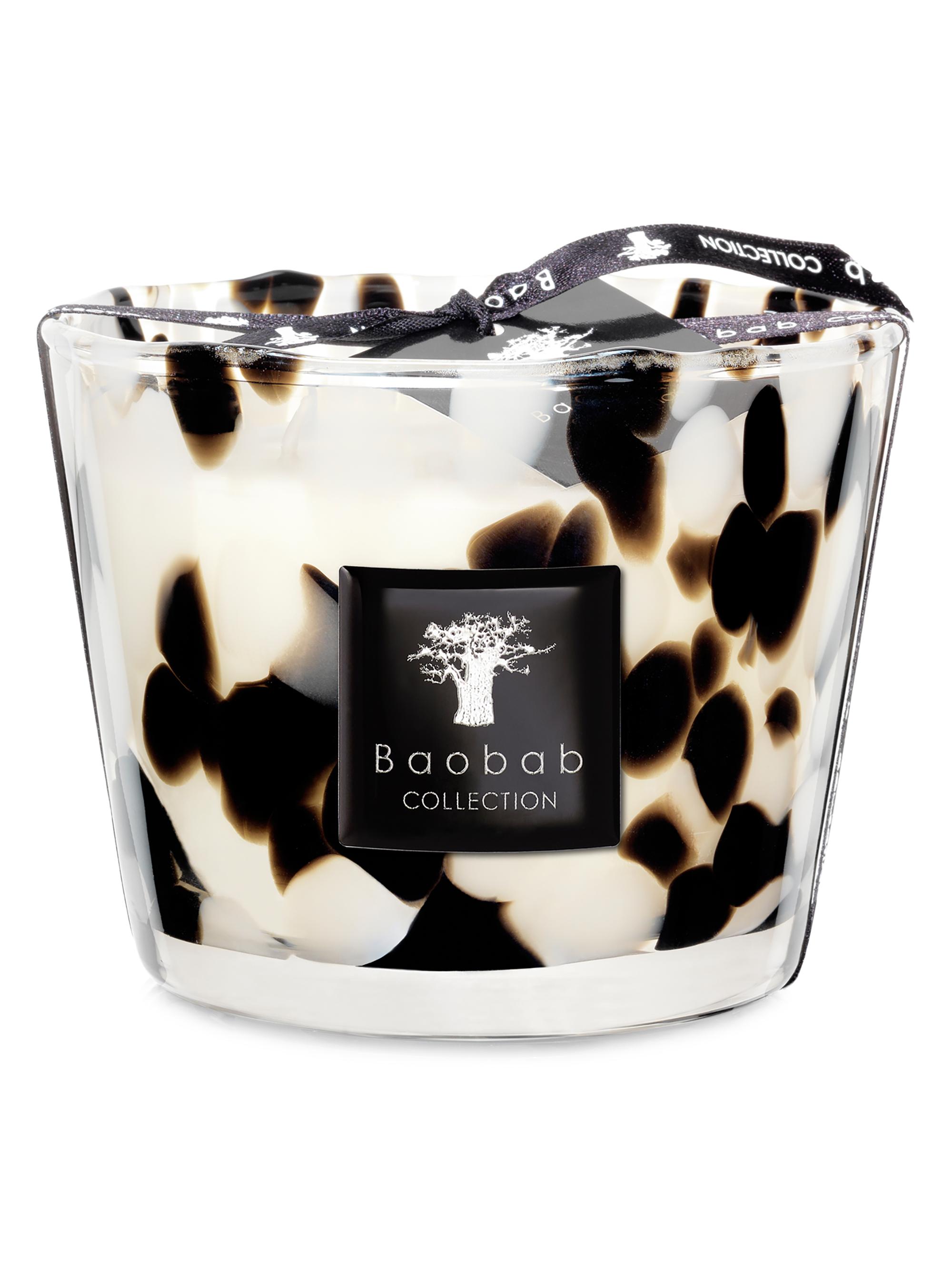 Baobab Collection Pearls Black Max10 Candle