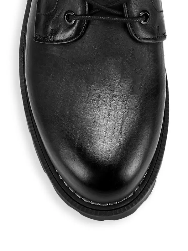 Garret Leather Combat Boots