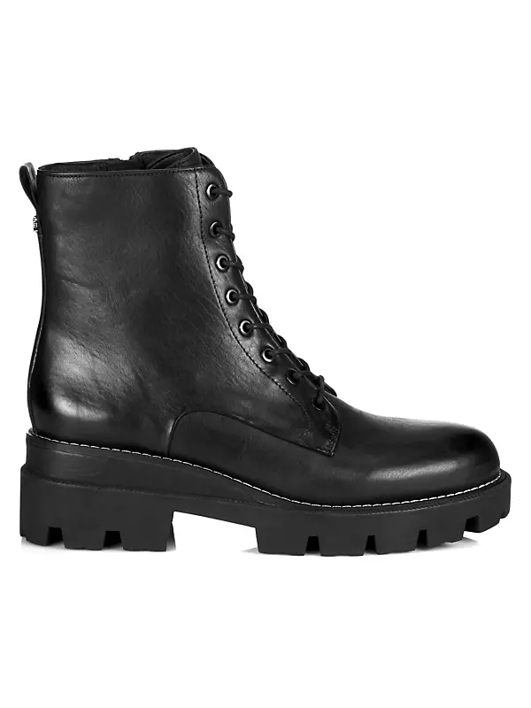 Garret Leather Combat Boots