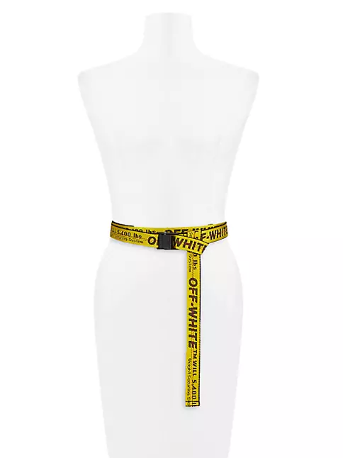 Off-White Grey Classic Industrial Belt Off-White