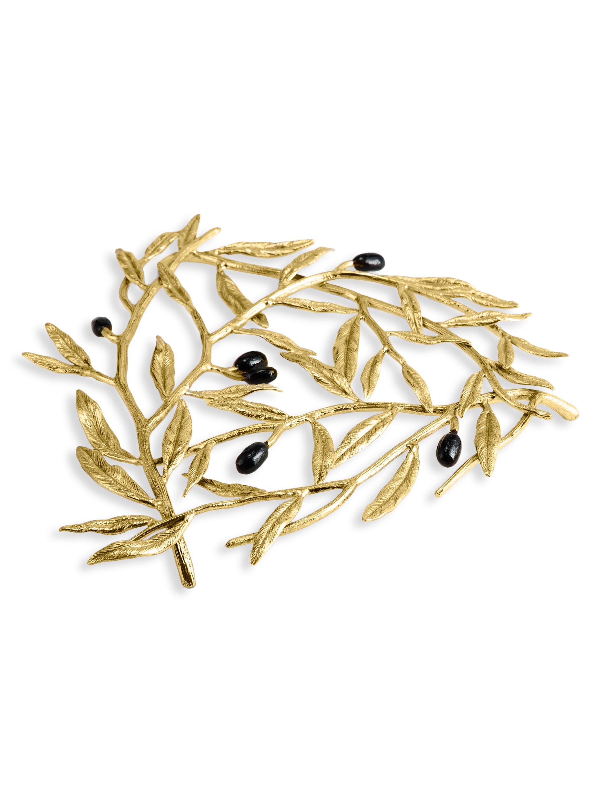 Michael Aram Olive Branch Trivet