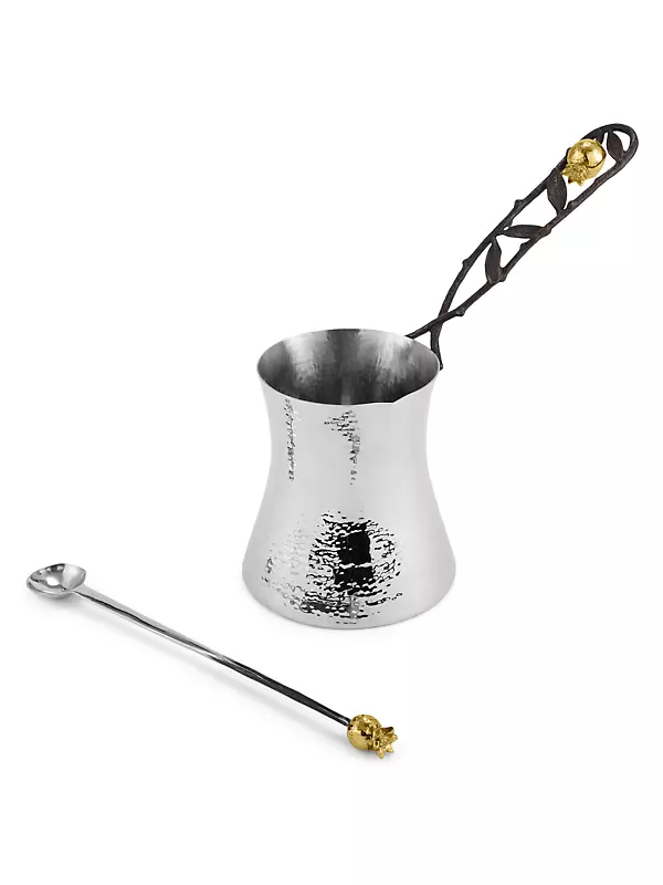 Michael Aram Palace Creamer Sugar Pot with Spoon Set
