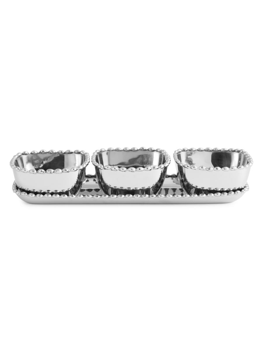Michael Aram Molten 3-Piece Bowl Tray Set | Saks Fifth Avenue
