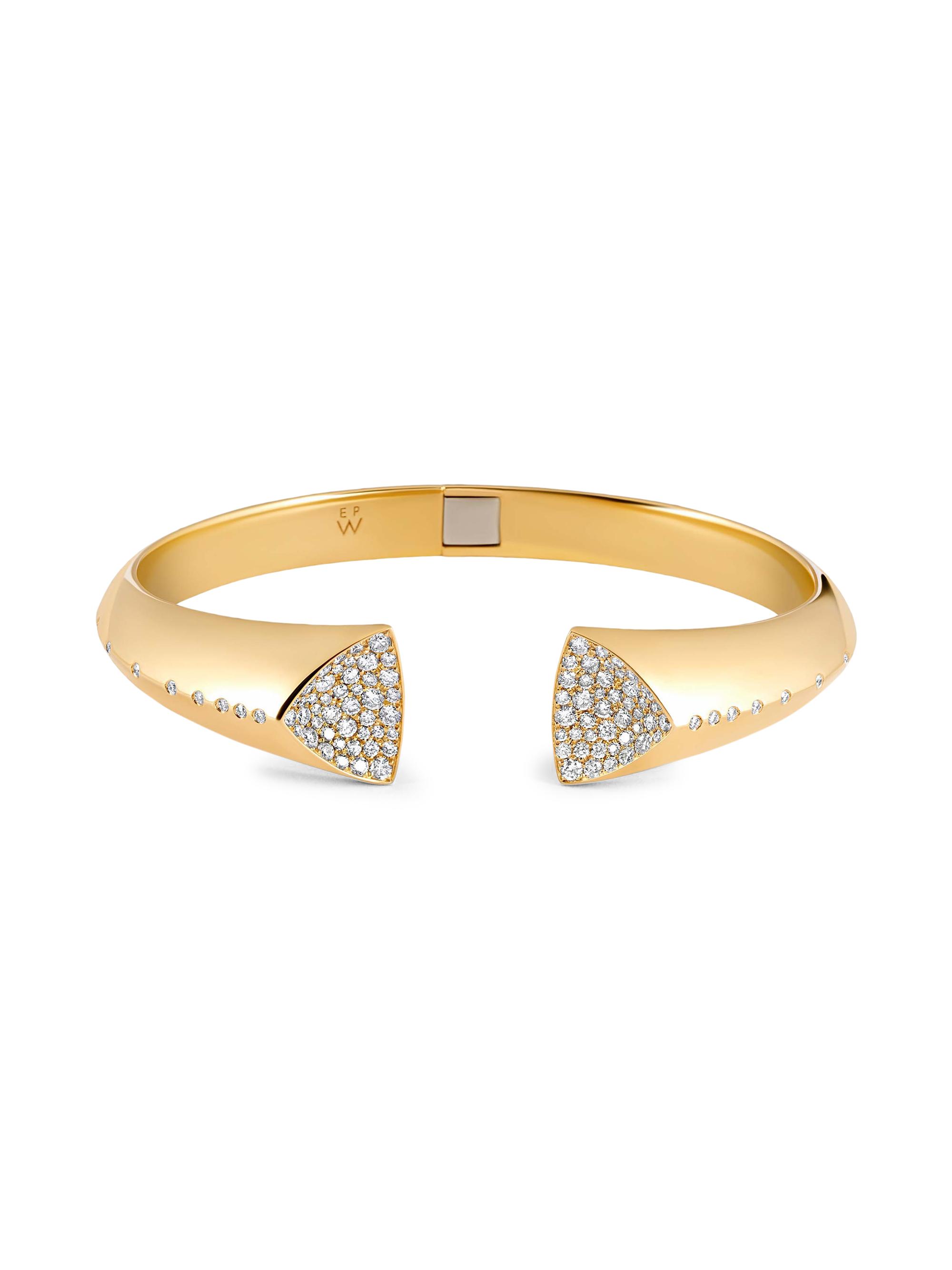 Emily P. Wheeler Women's Geode 18K Yellow Gold & Diamond Cuff - Gold