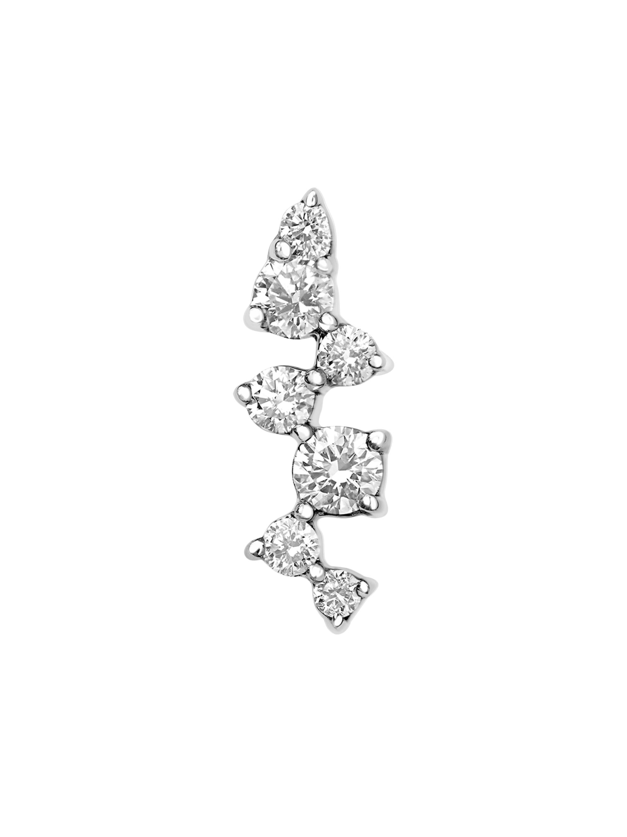Djula Women's Fairytale 18K White Gold & Diamond Drop Earring - White Gold