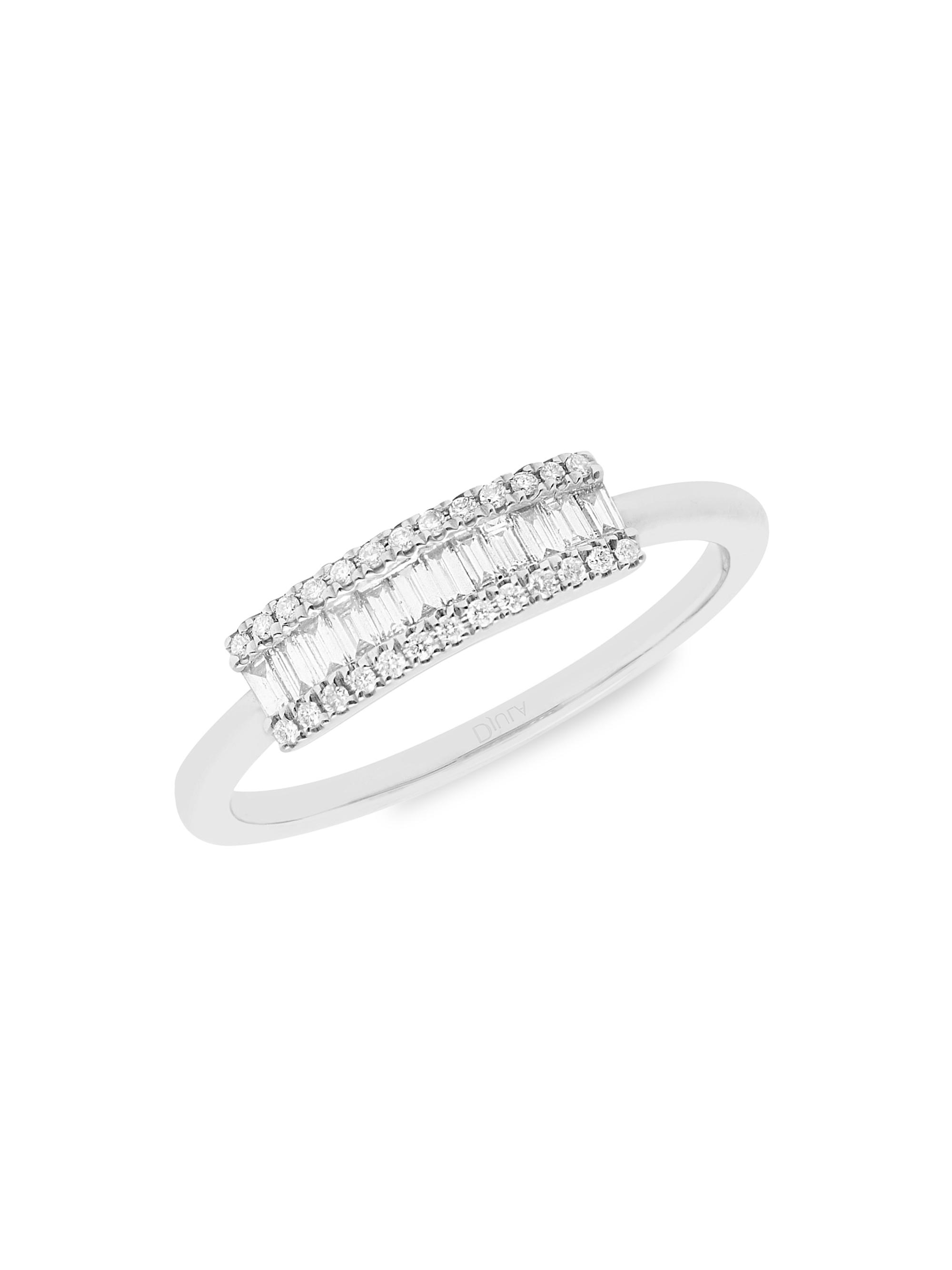 Djula Women's Eclat 18K White Gold & Diamond Ring - White Gold