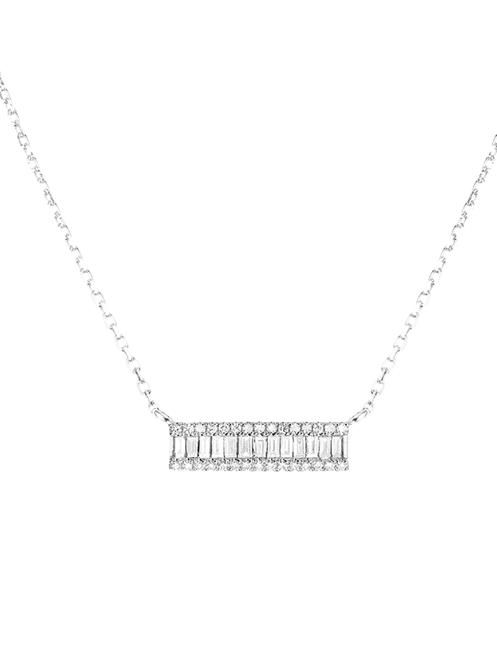 Djula Women's Eclat 18K White Gold & Diamond Necklace - White Gold