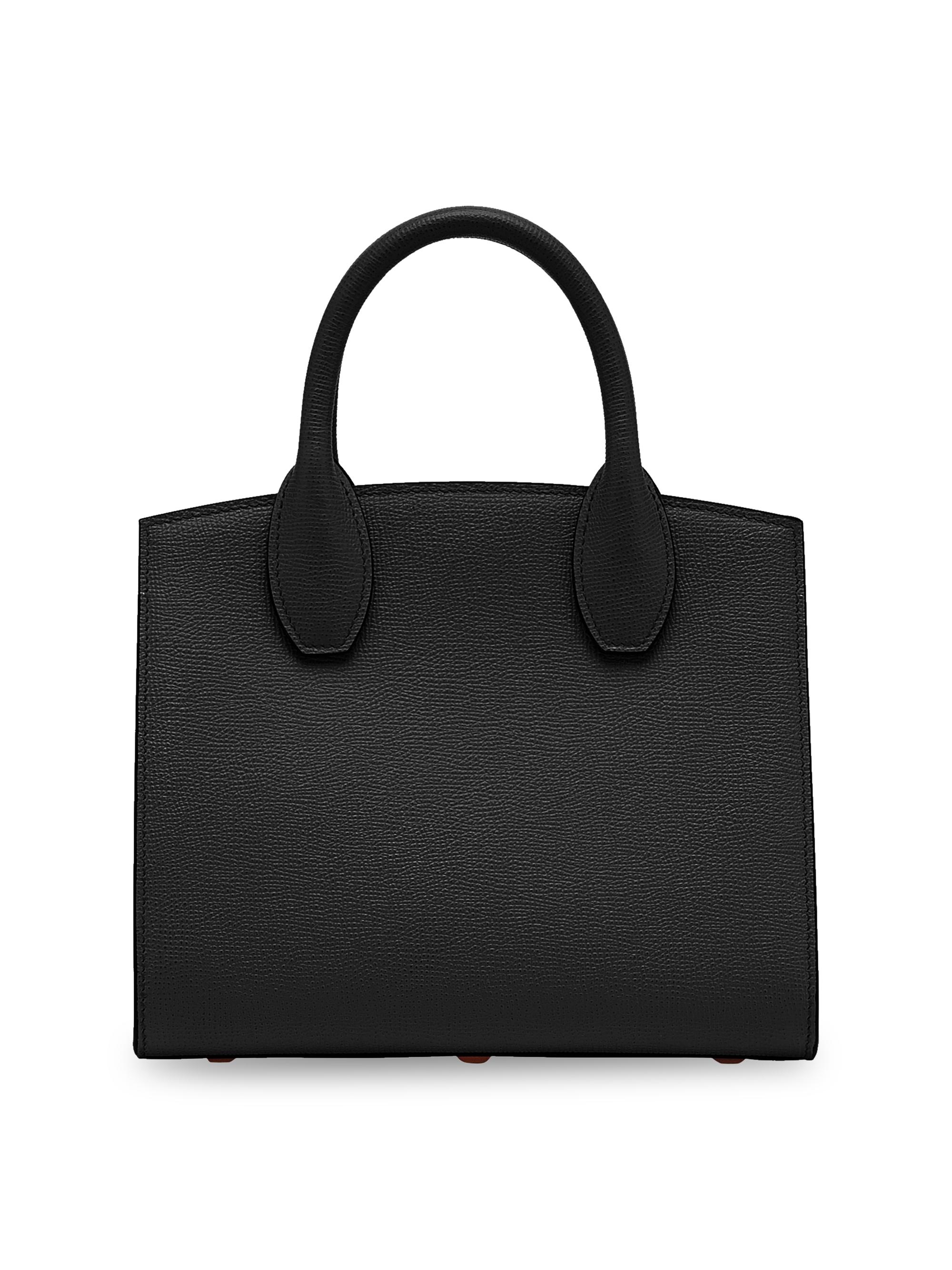 FERRAGAMO Studio Box Mini Leather Top-Handle Bag | Saks Fifth Avenue