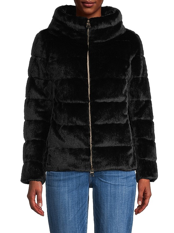 Shop Herno Faux-Fur Teddy Down Jacket | Saks Fifth Avenue Shop Herno Faux-Fur Teddy Down Jacket | Saks Fifth Avenue