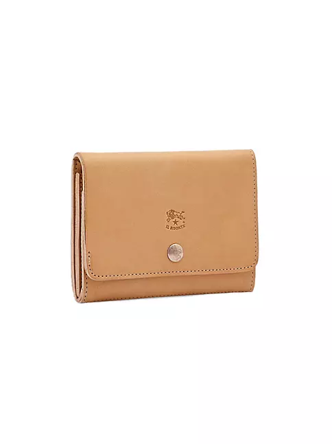 Shop Il Bisonte Vacchetta Leather Carry-All Wallet | Saks Fifth Avenue