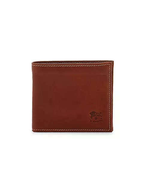 Feniglia | Men's Bi-Fold Wallet in Vintage Leather Color Black