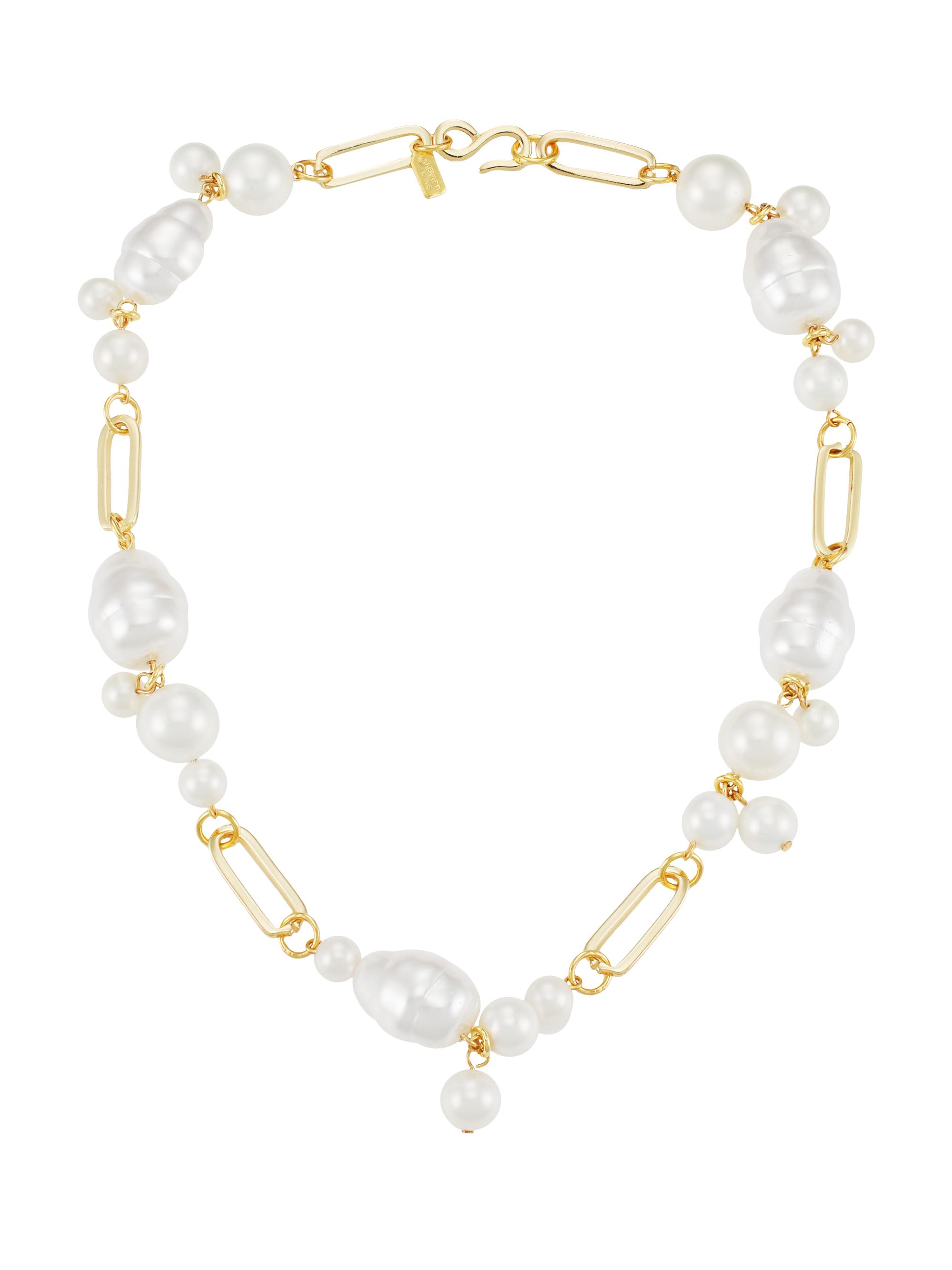 Kenneth Jay Lane Women's Goldtone Pearl Cluster Necklace - Gold Pearl