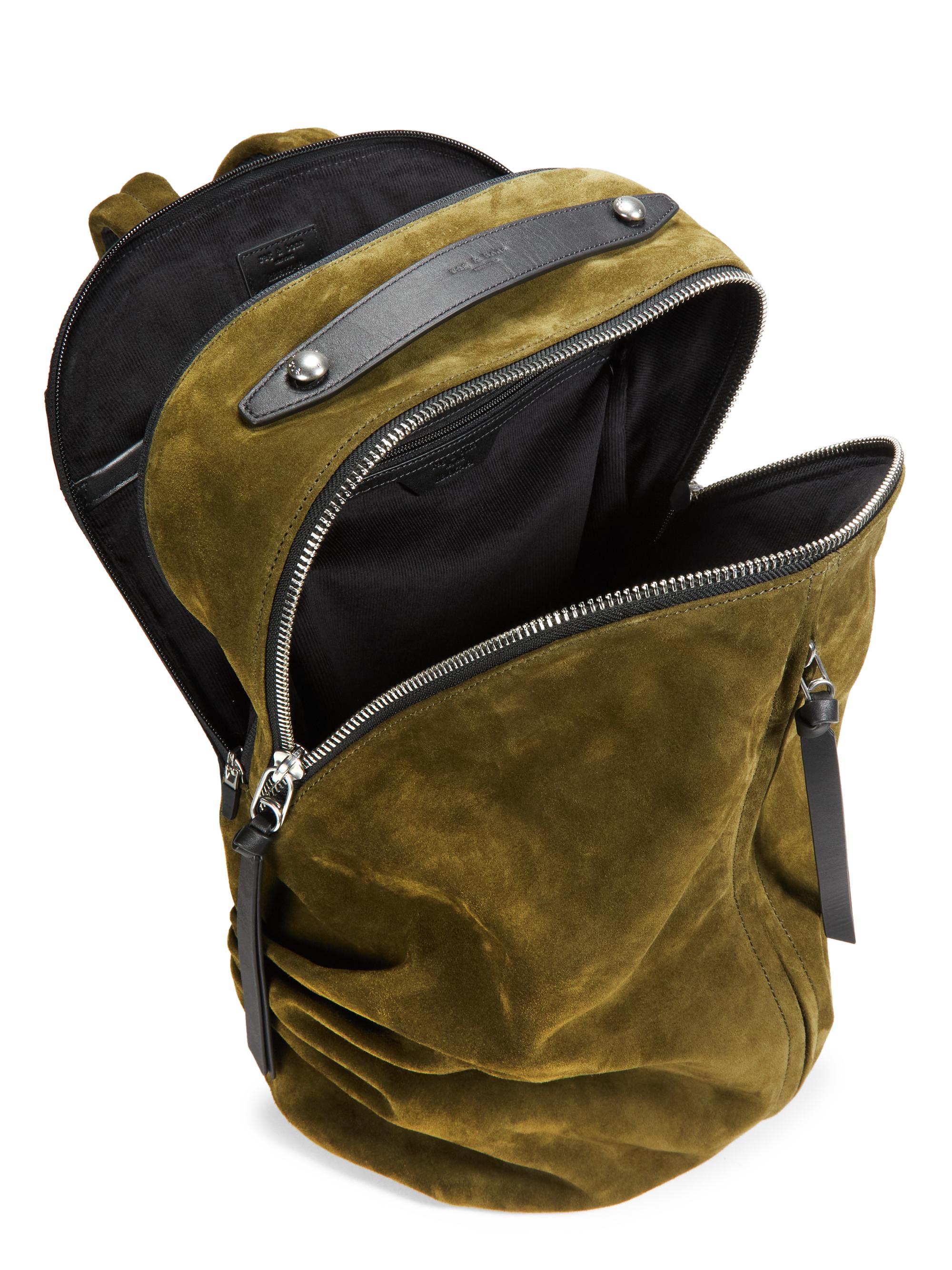rag & bone Commuter Suede Backpack | Saks Fifth Avenue display picture 1