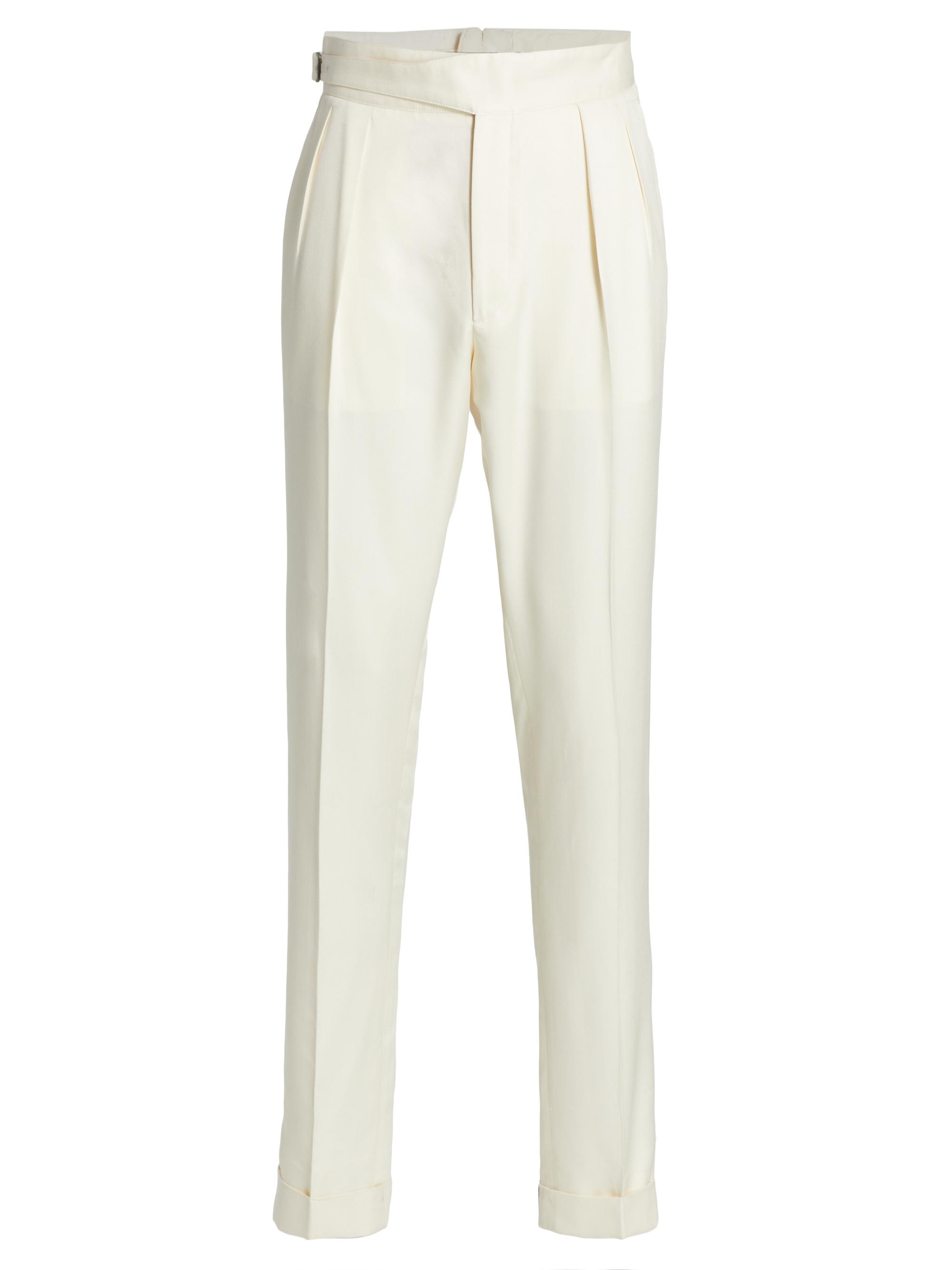 Ralph Lauren Purple Label Gregory Silk Trousers | Saks Fifth Avenue