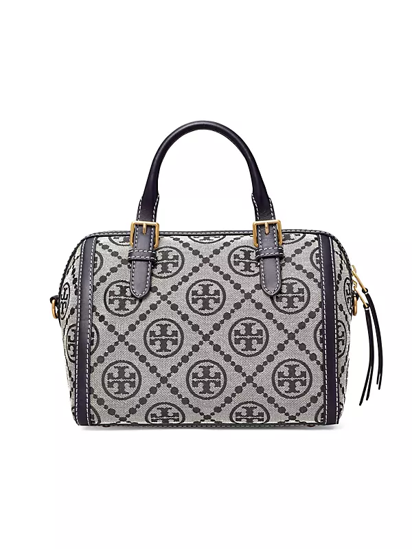 First Impressions: Tory Burch T Monogram Jacquard Tote Bag In Navy 