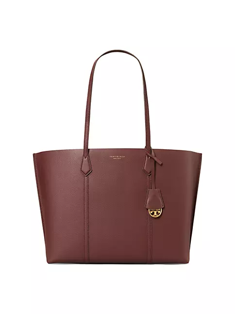 Shop Tory Burch Perry Triple-Compartment Leather Tote