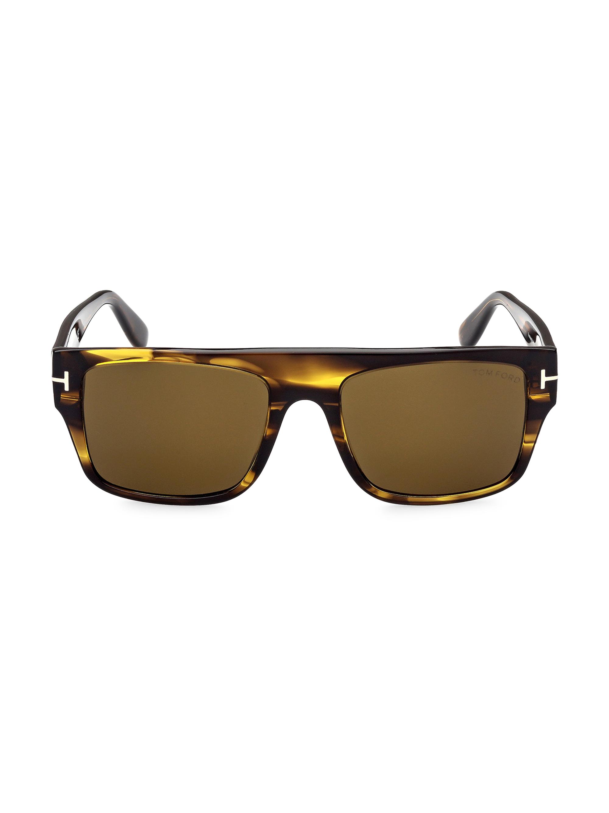 トーソーのＦＮ552 TOM FORD Dunning-02 55MM Rectangular Sunglasses | Saks Fifth Avenue