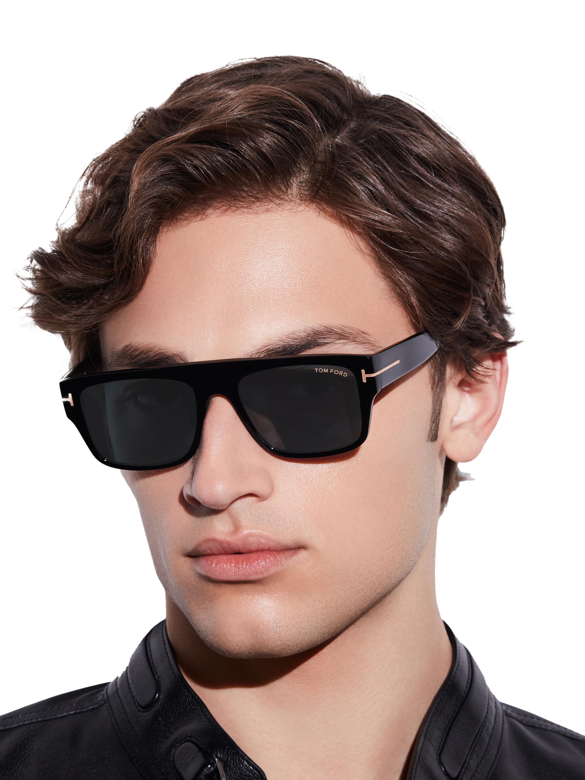Shop TOM FORD Dunning-02 55MM Rectangular Sunglasses | Saks Fifth  