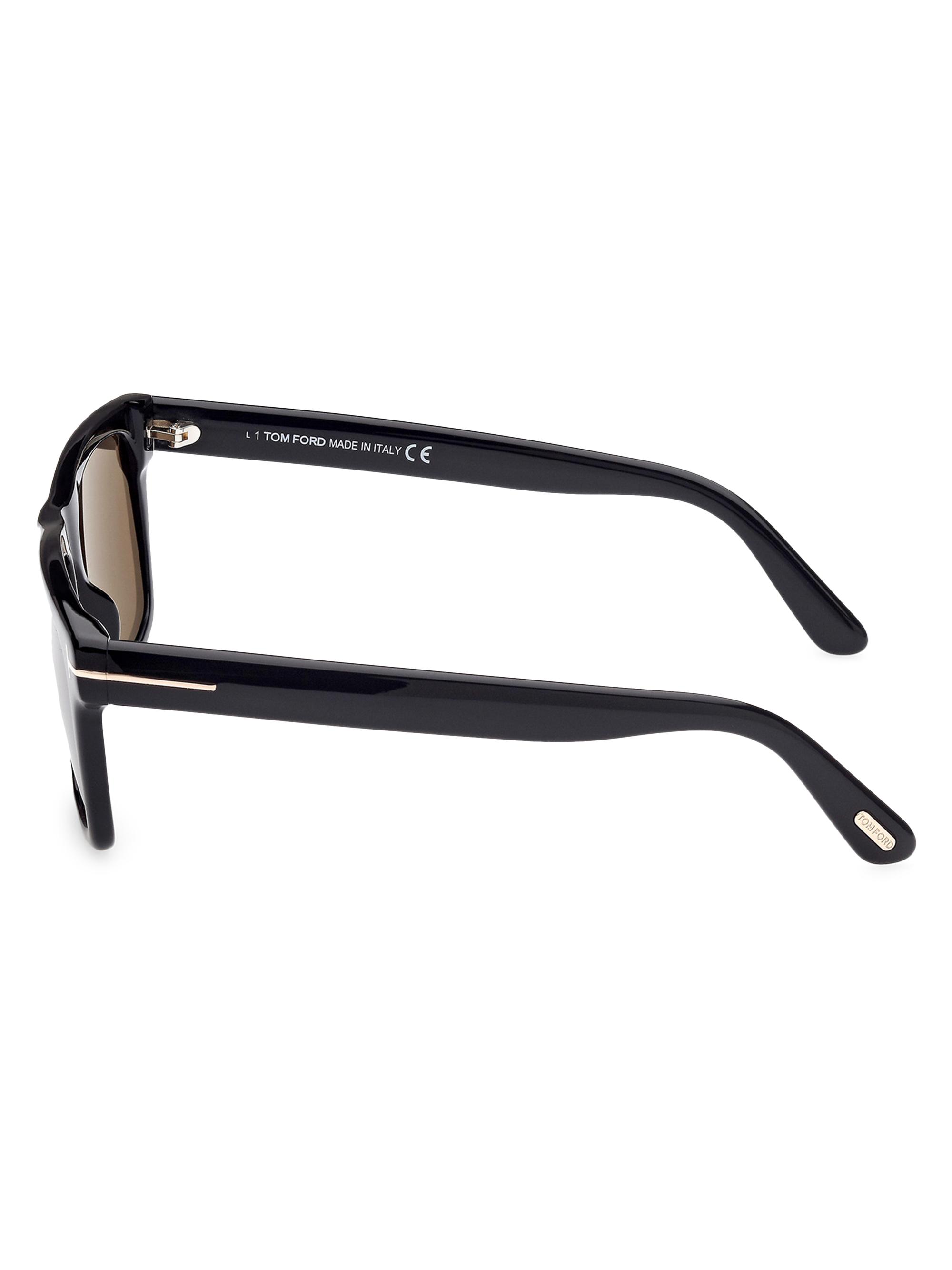 TOM FORD Buckley-02 56MM Square Sunglasses | Saks Fifth Avenue