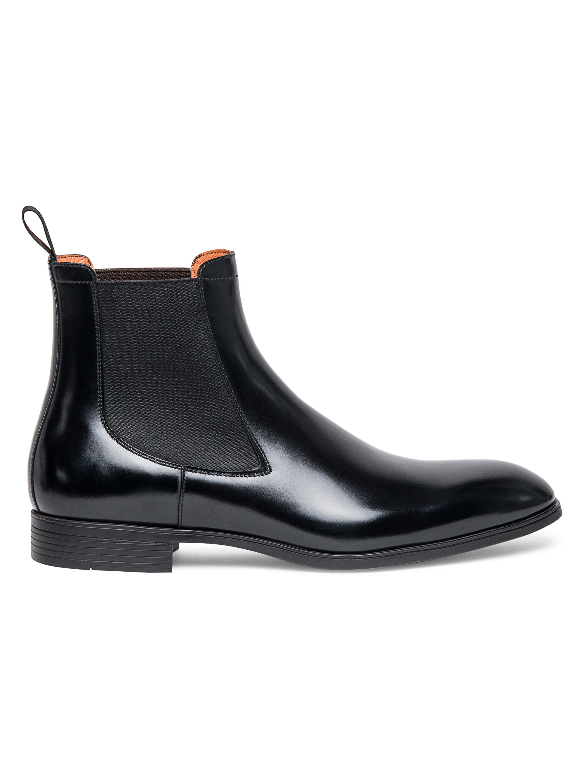 Santoni Destoxify Leather Chelsea Boots | Saks Fifth Avenue