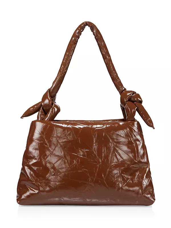 Bag Lady Leather Lacquer Shoulder Bag