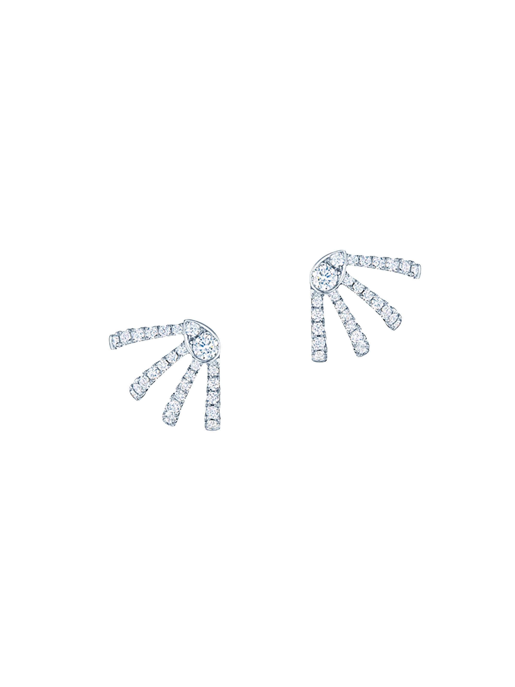 Kwiat Women's 18K White Gold & Diamond Wrap Earrings - White Gold