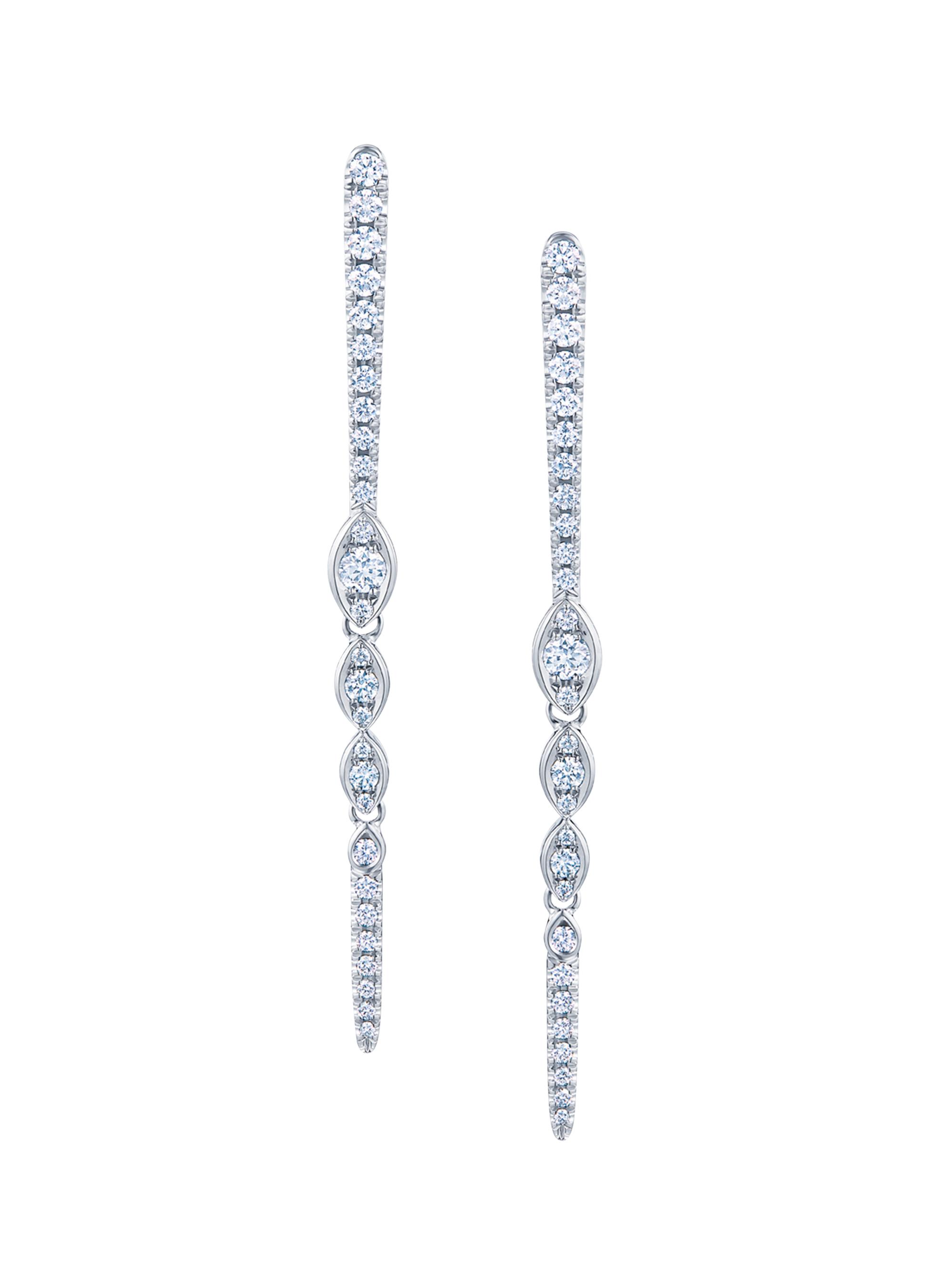 Kwiat Women's 18K White Gold & Diamond Drop Earrings - White Gold