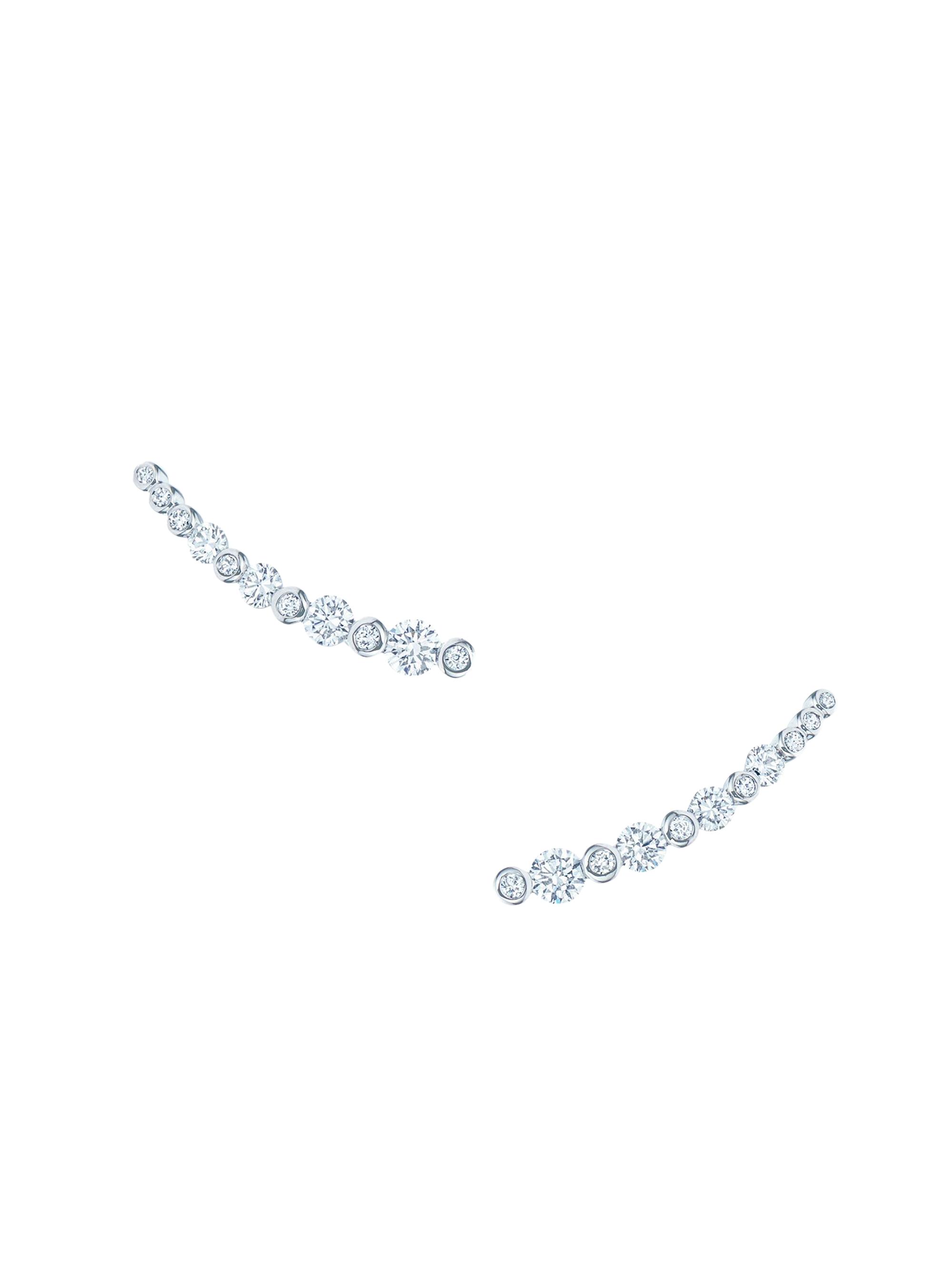 Kwiat Women's Lyric 18K White Gold & Diamond Ear Climbers - White Gold