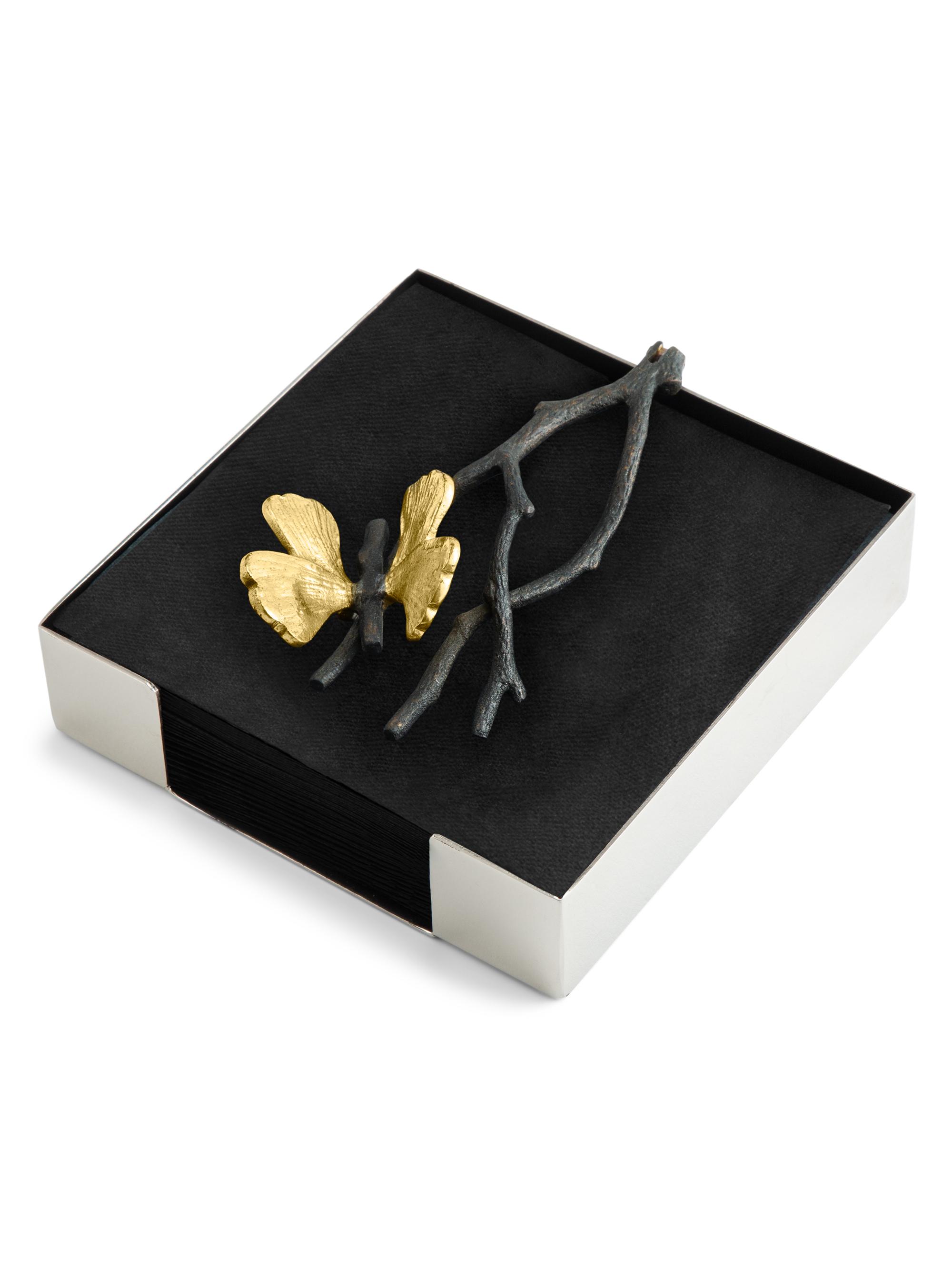 Michael Aram Butterfly Ginkgo Cocktail Napkin Holder