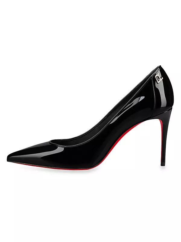 Sporty Kate 85MM Patent Leather Pumps