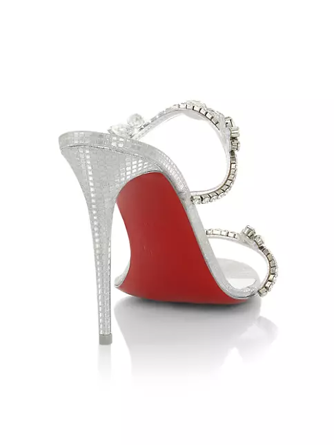 Christian Louboutin Heels Silver Size 9 - $186 (75% Off Retail) - From Ella