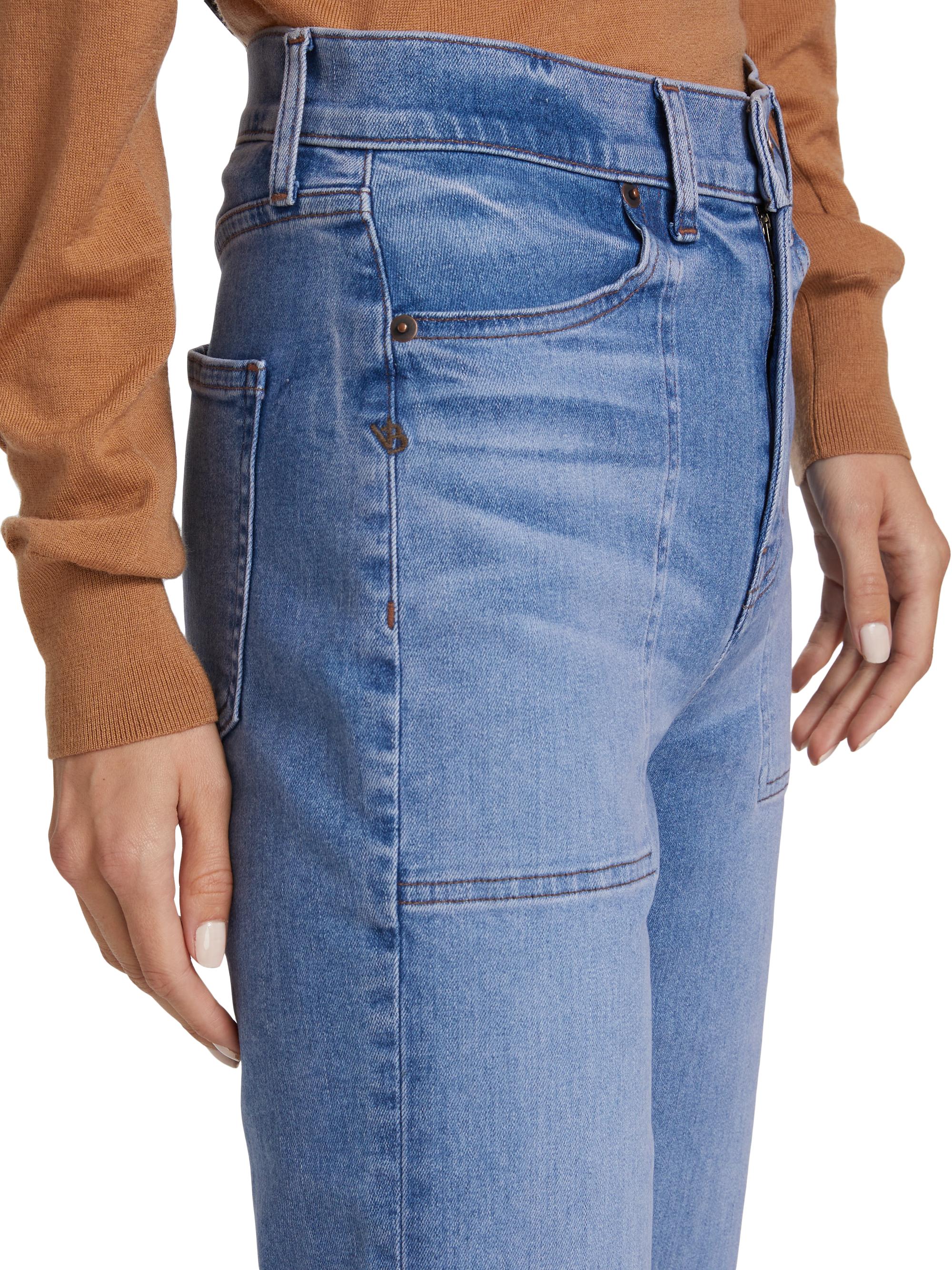 Veronica Beard Crosbie Wide-Leg Jeans | Saks Fifth Avenue