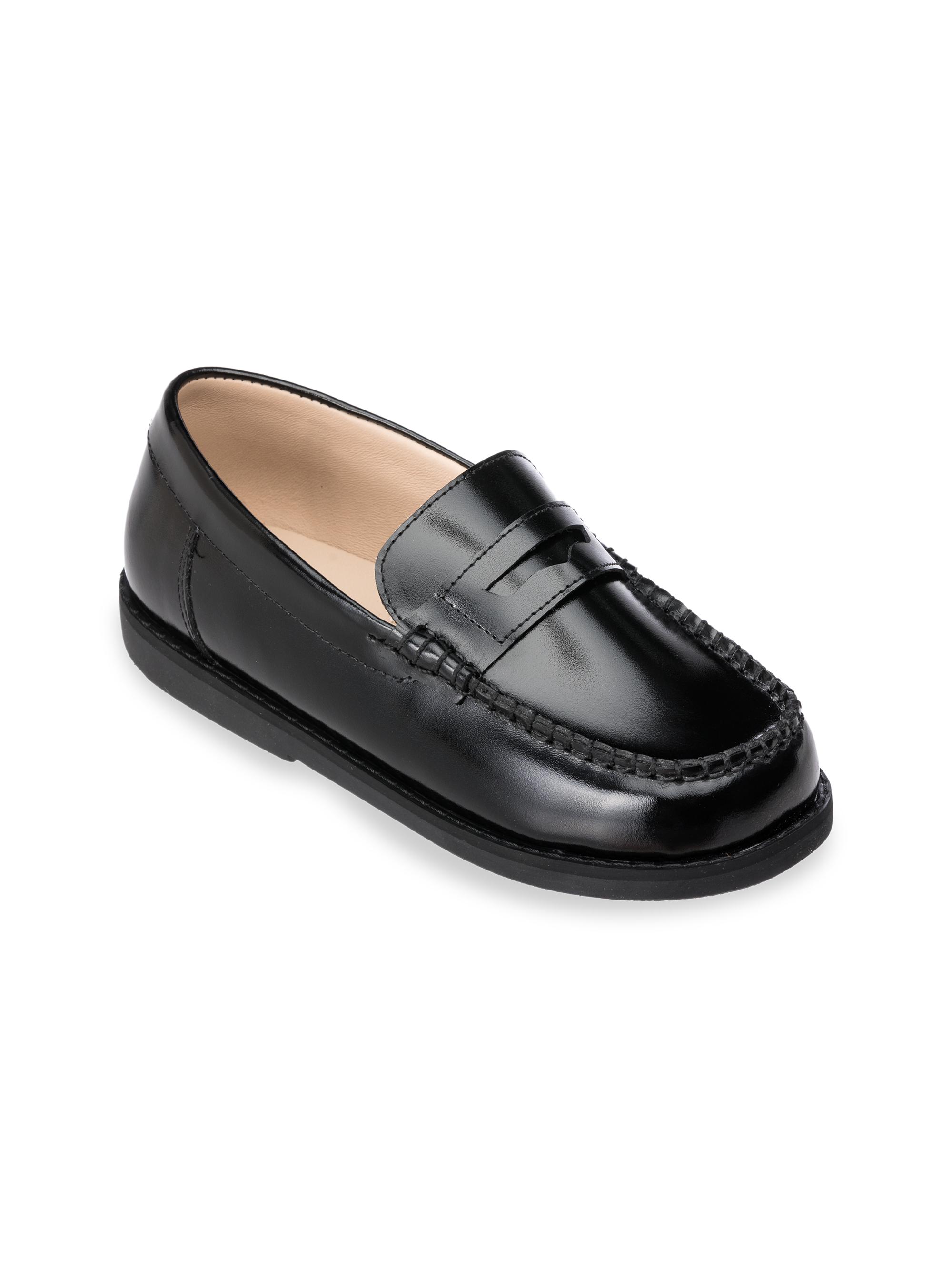 Elephantito Kid's Scholar Leather Moccasins - Black 13 (Child)