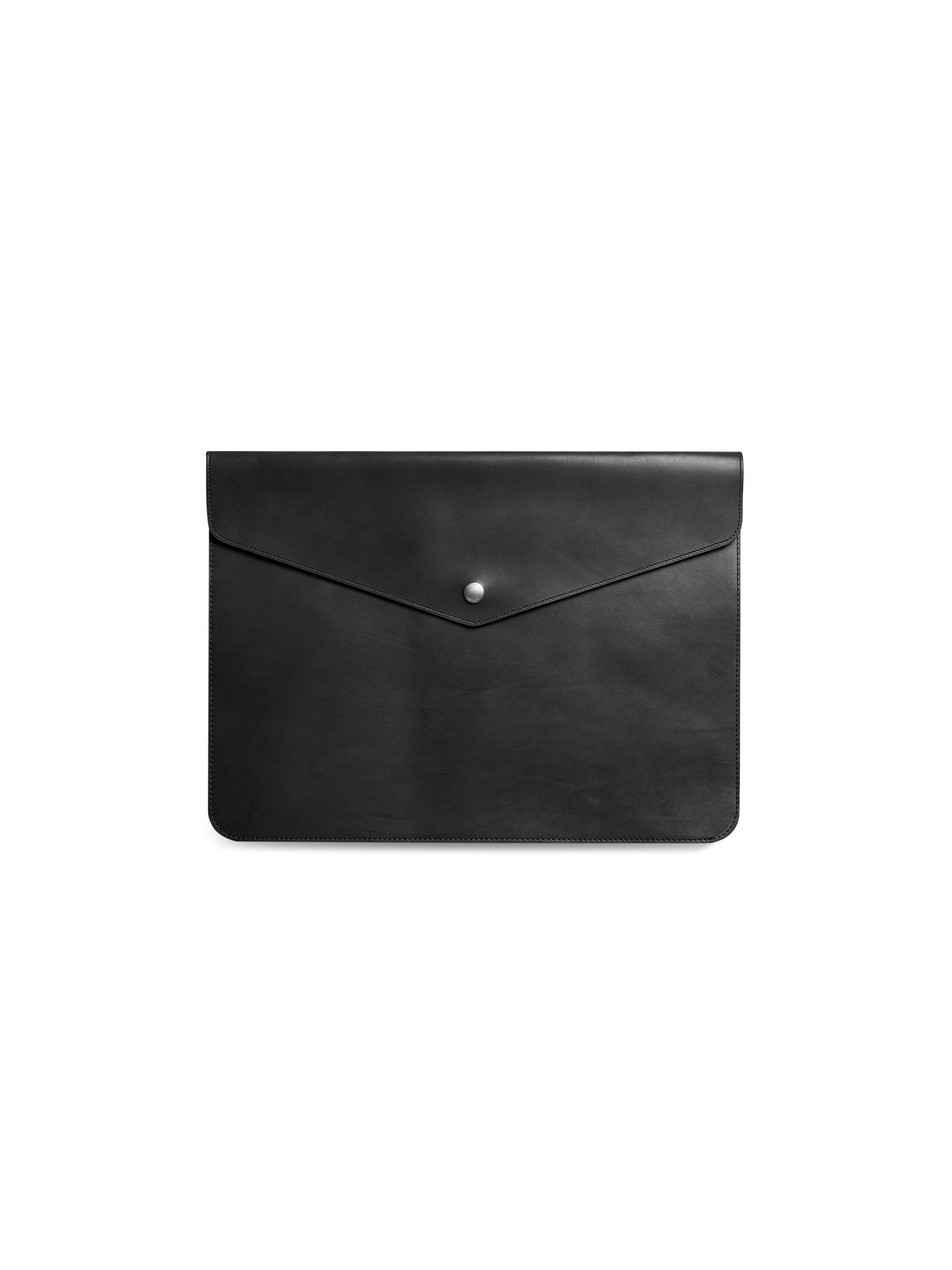 Shinola Men's 15" Utility Laptop Sleeve - Black