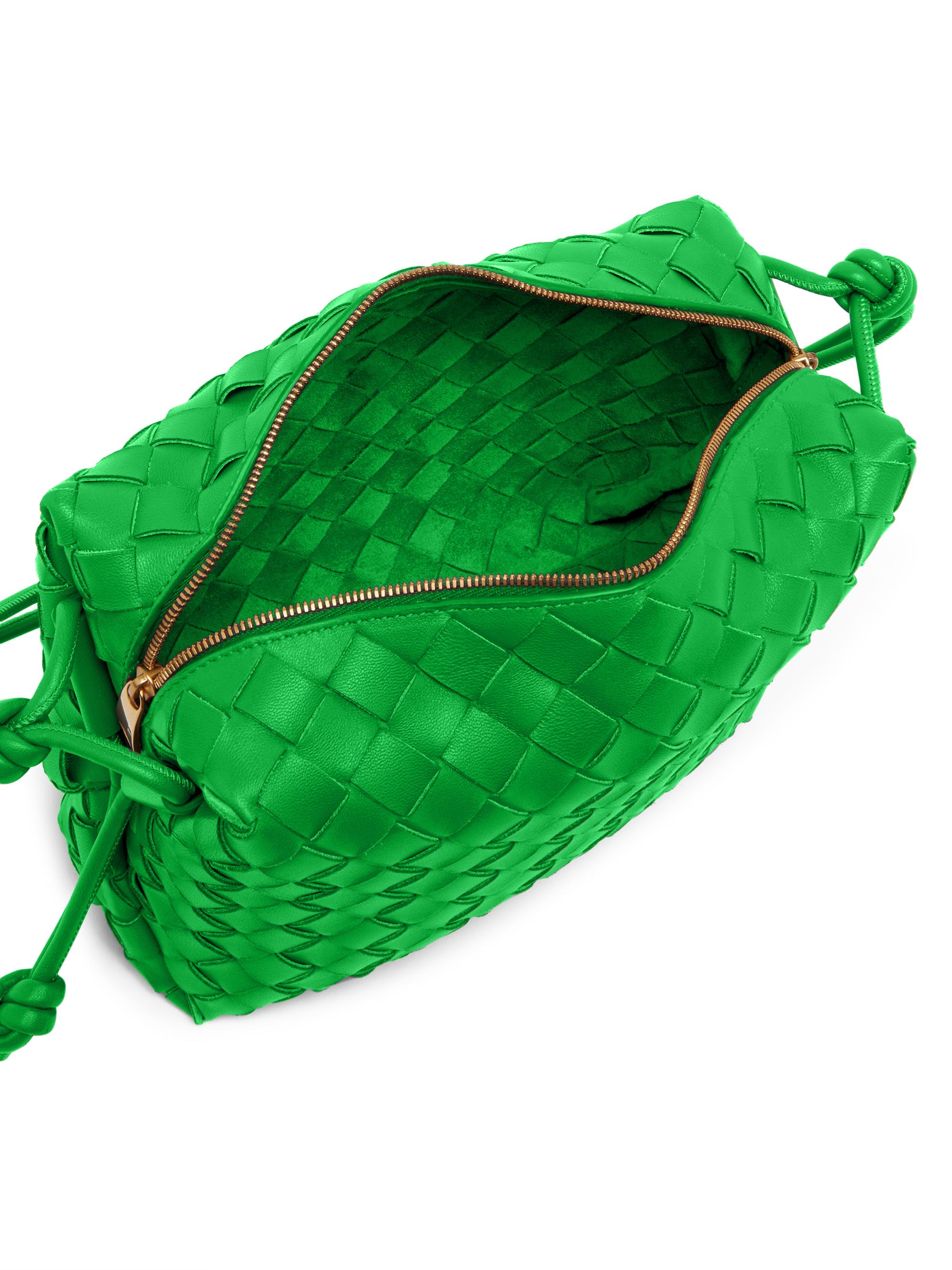 Bottega Veneta Medium Nodini Intrecciato Leather Shoulder Bag