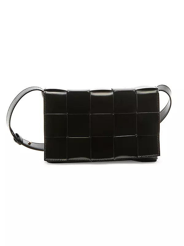 The Shiny Cassette Leather Crossbody Bag