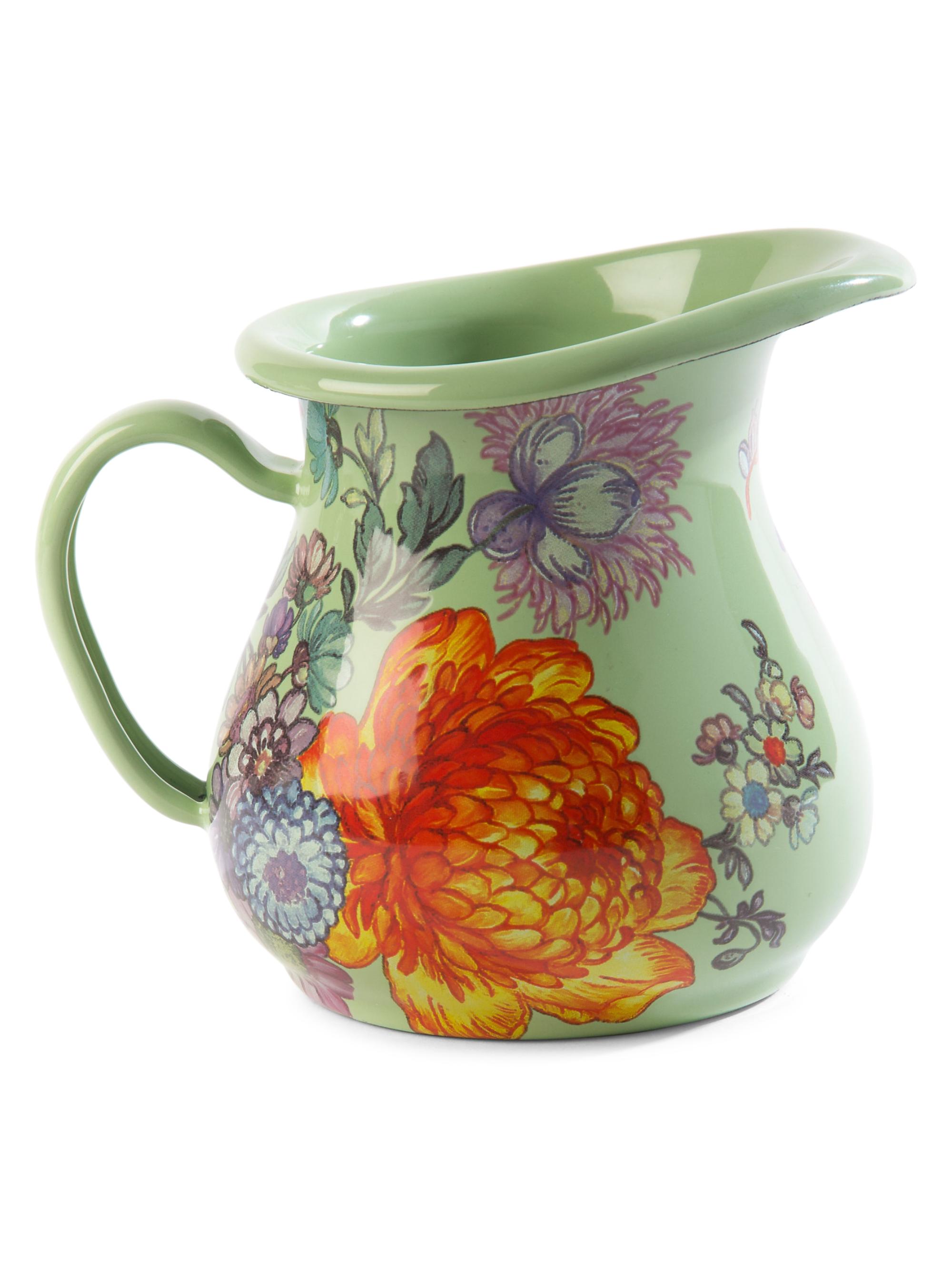MacKenzie-Childs Flower Market Creamer - Green