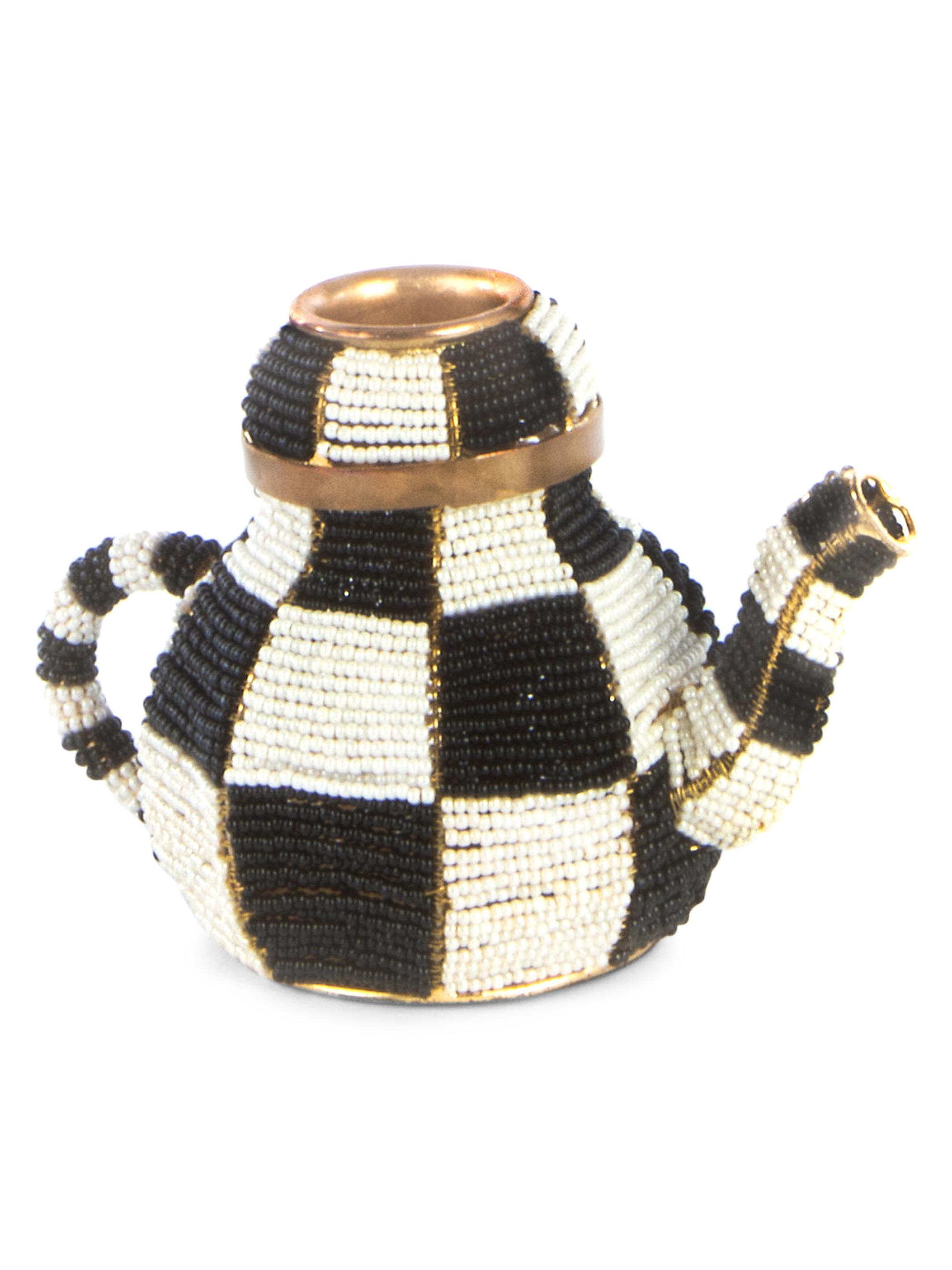 MacKenzie-Childs Teapot Candle Holder