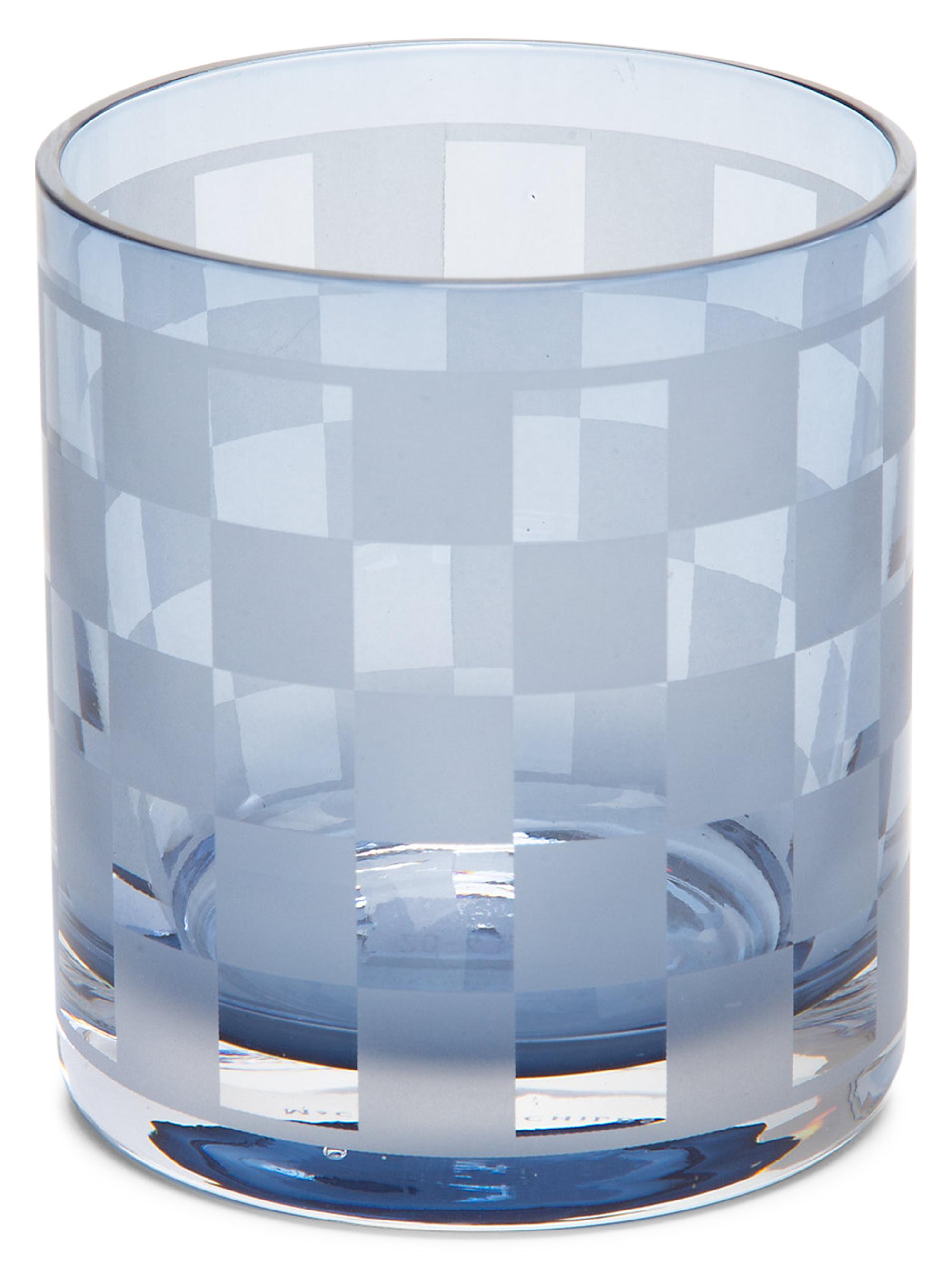 MacKenzie-Childs Dashing Check Tumbler - Set of 4