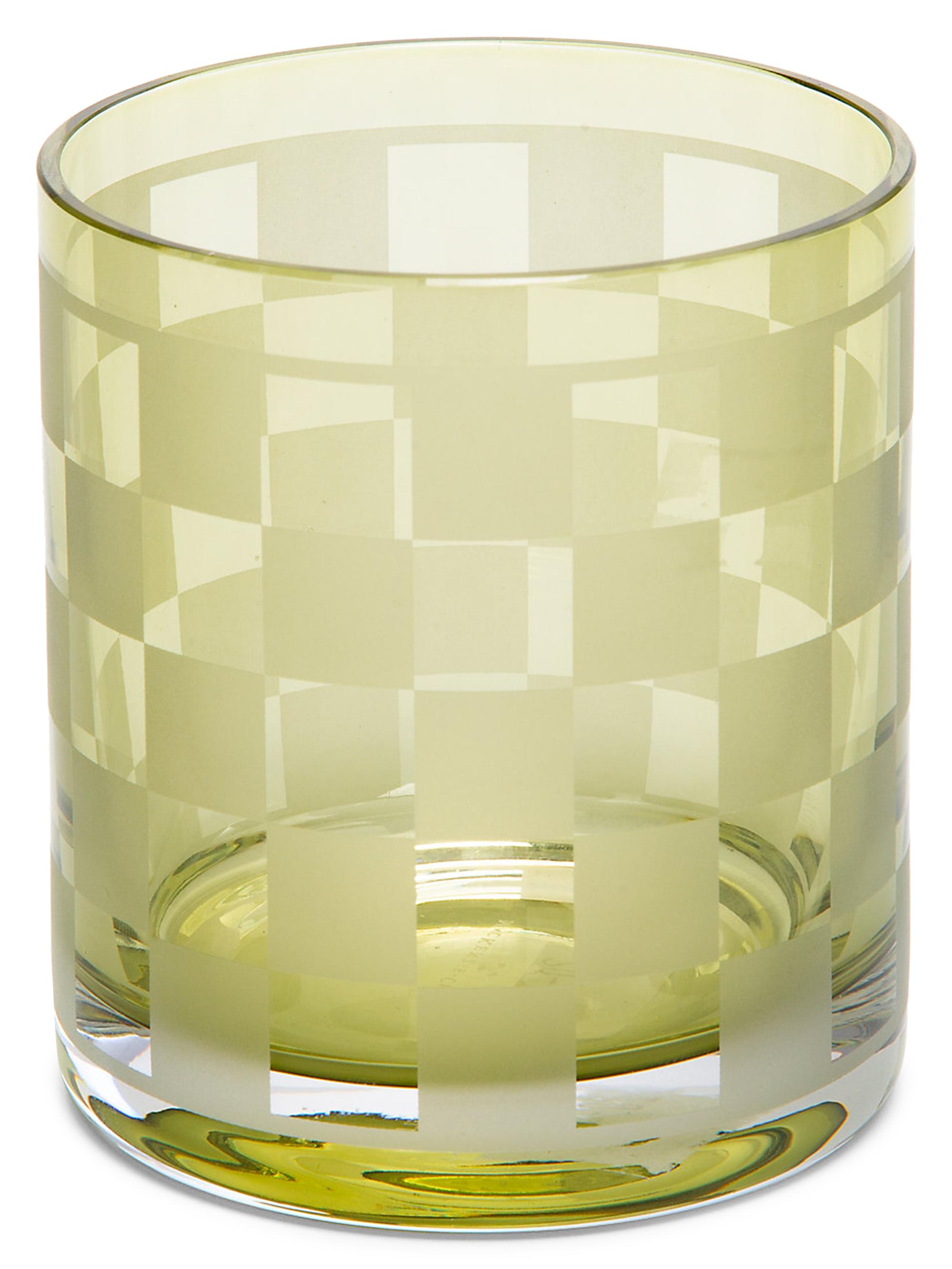 MacKenzie-Childs Dashing Check Tumbler - Set of 4